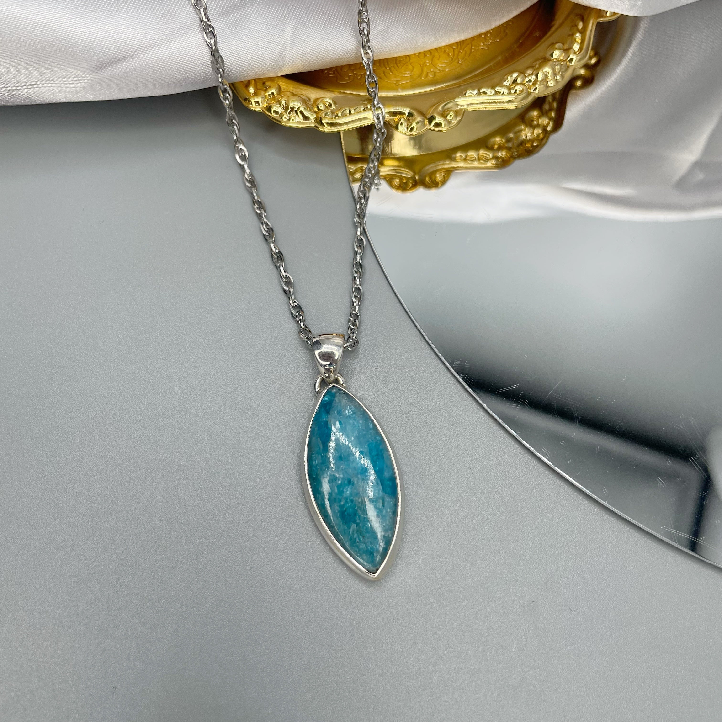 Ciondolo Apatite - Argento 925