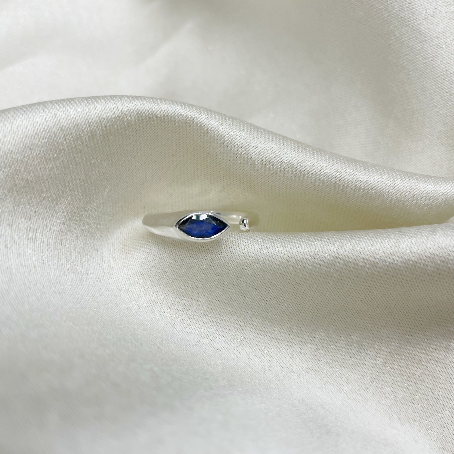 Anello Goccia Labradorite - Argento 925