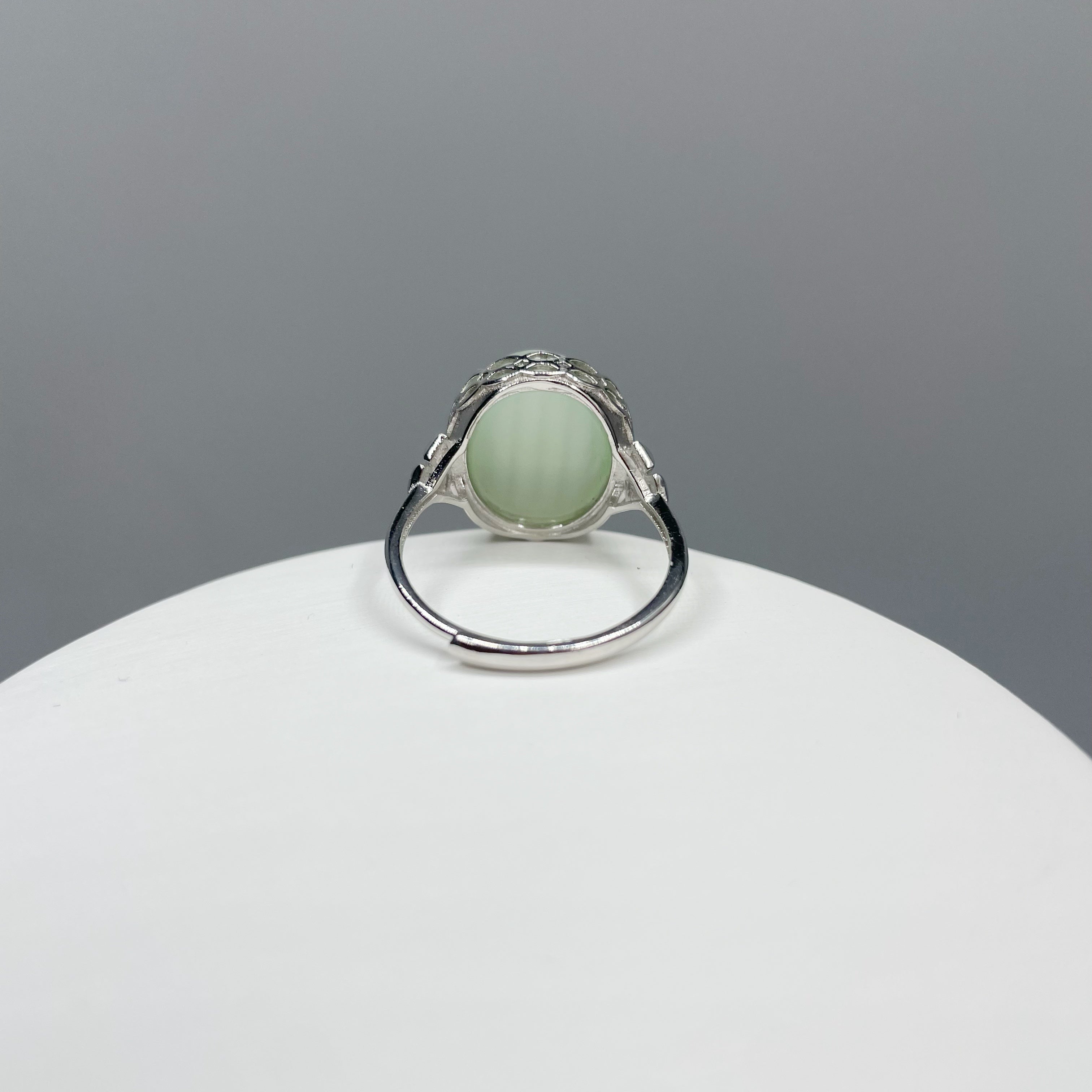 Anello Giada Chiara e Argento 925