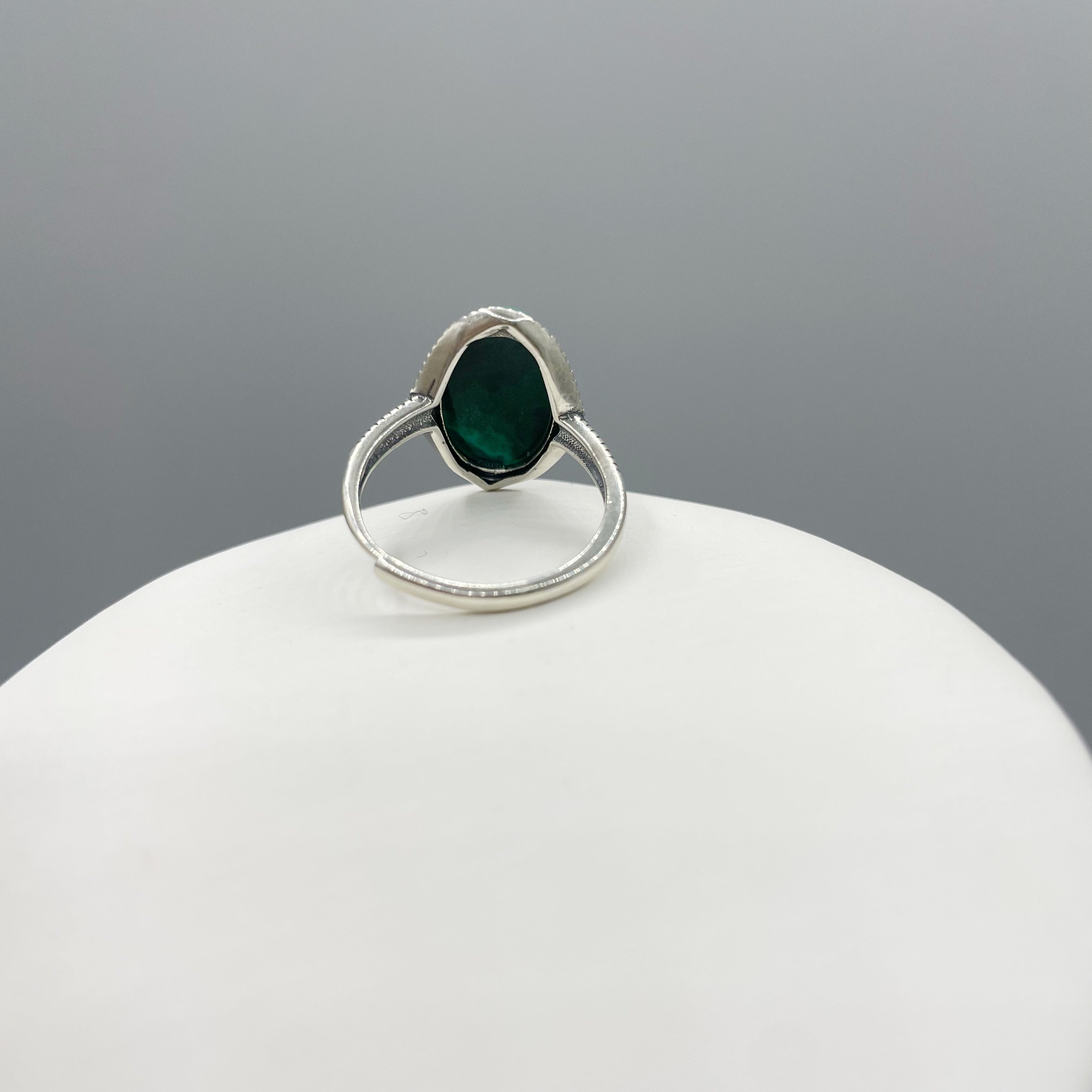 Anello Malachite - Argento 925