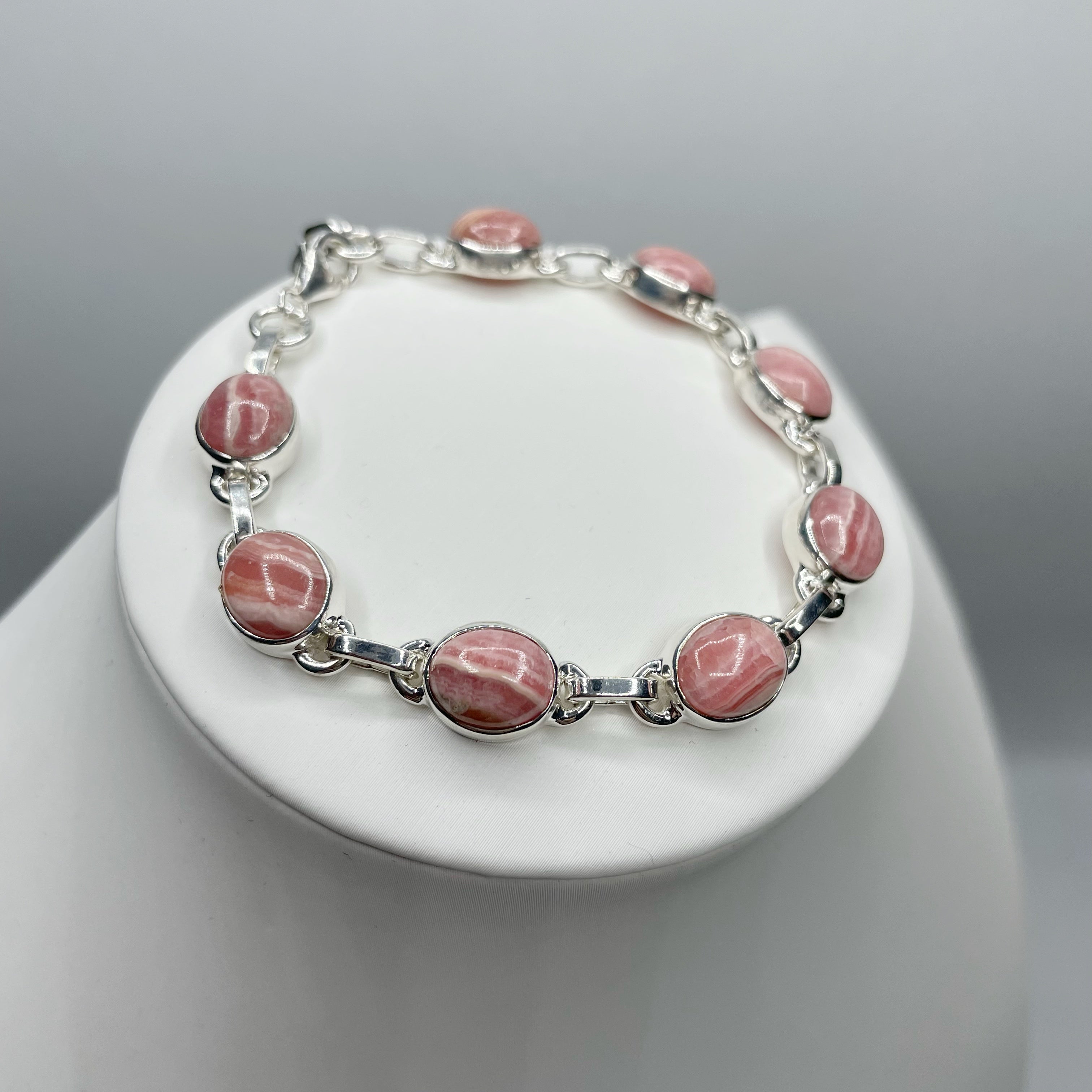 Bracciale Rodocrosite e Argento 925