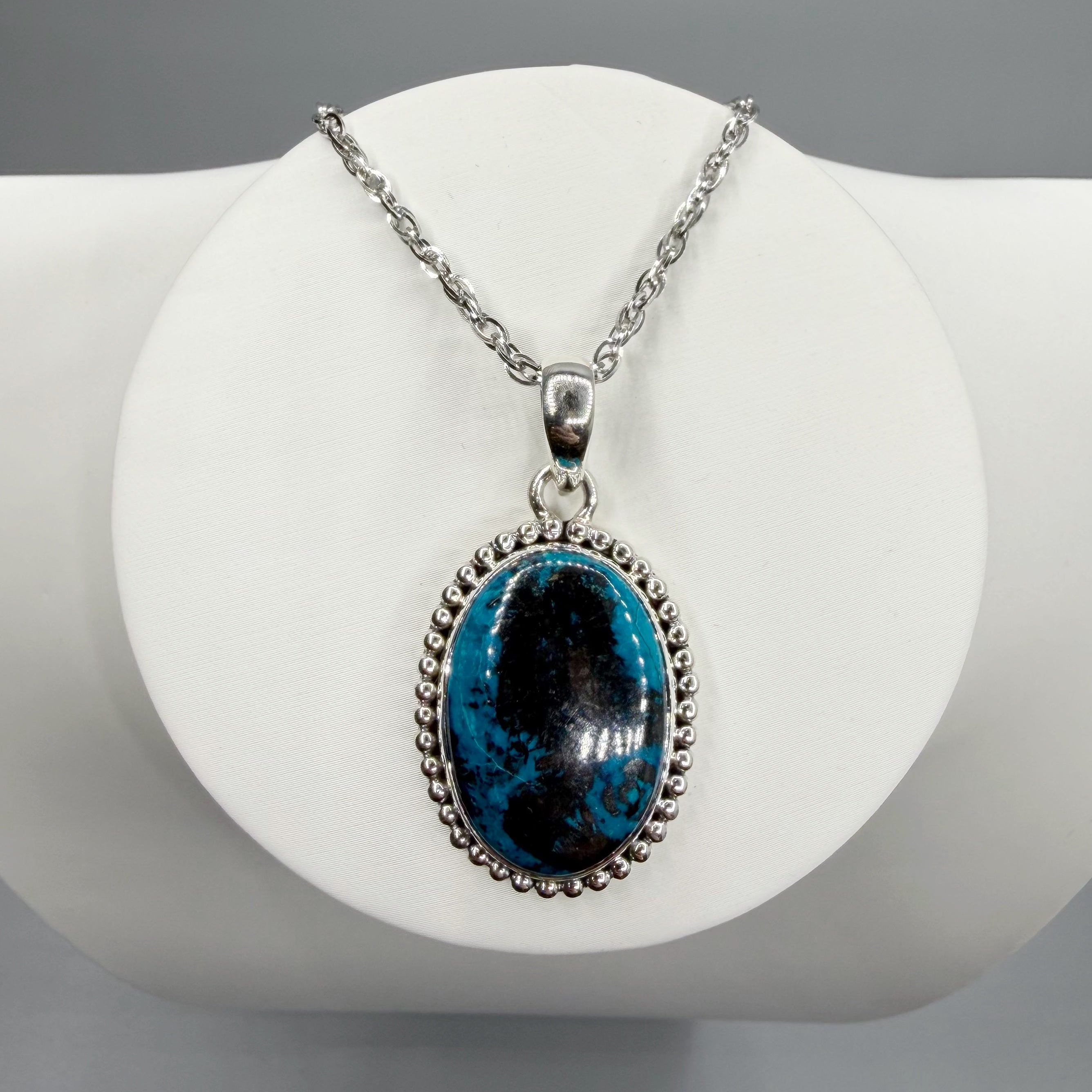 Ciondolo Shattuckite e Argento 925