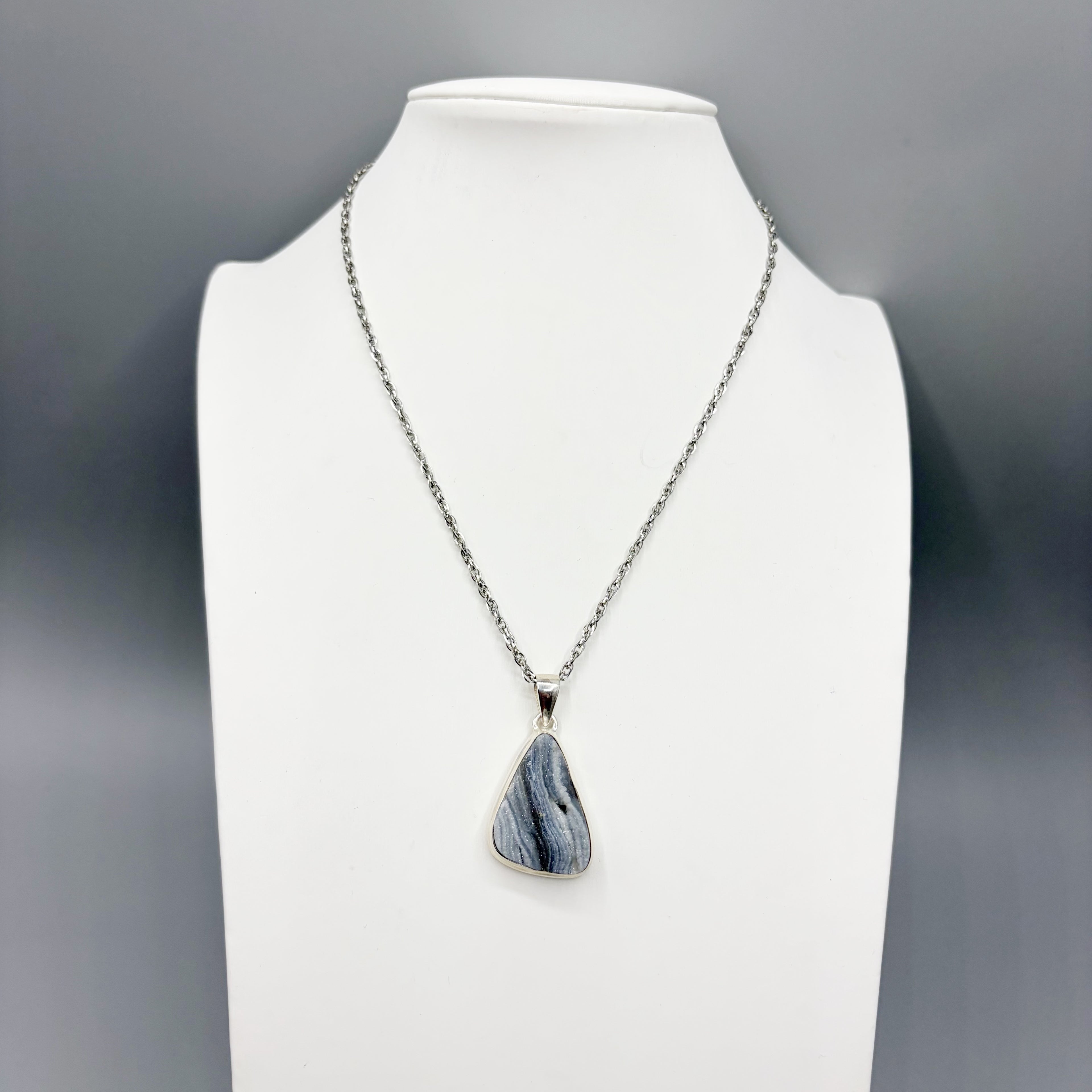 Ciondolo Desert Druzy Argento 925 - a Goccia