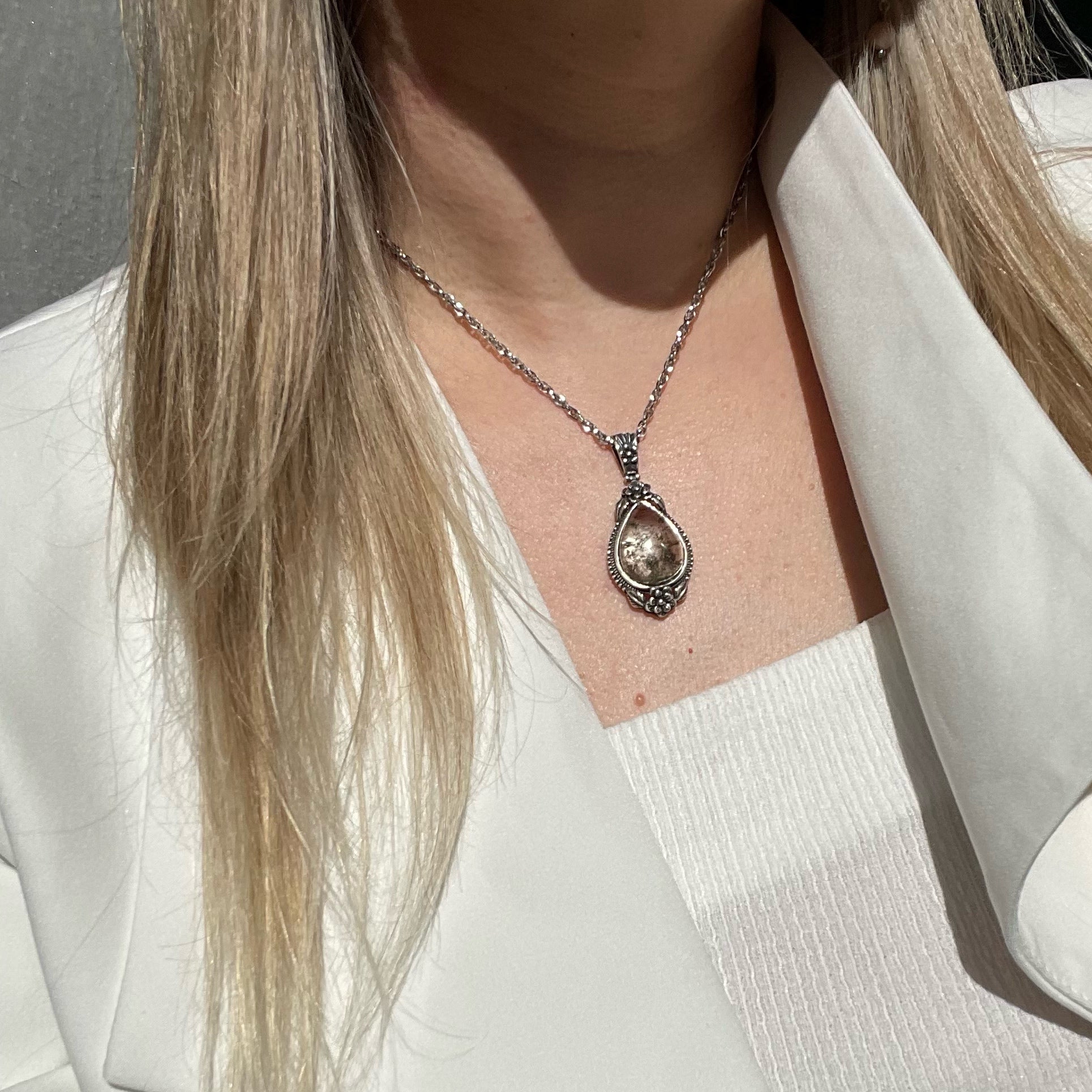 Ciondolo Quarzo Garden - Argento 925