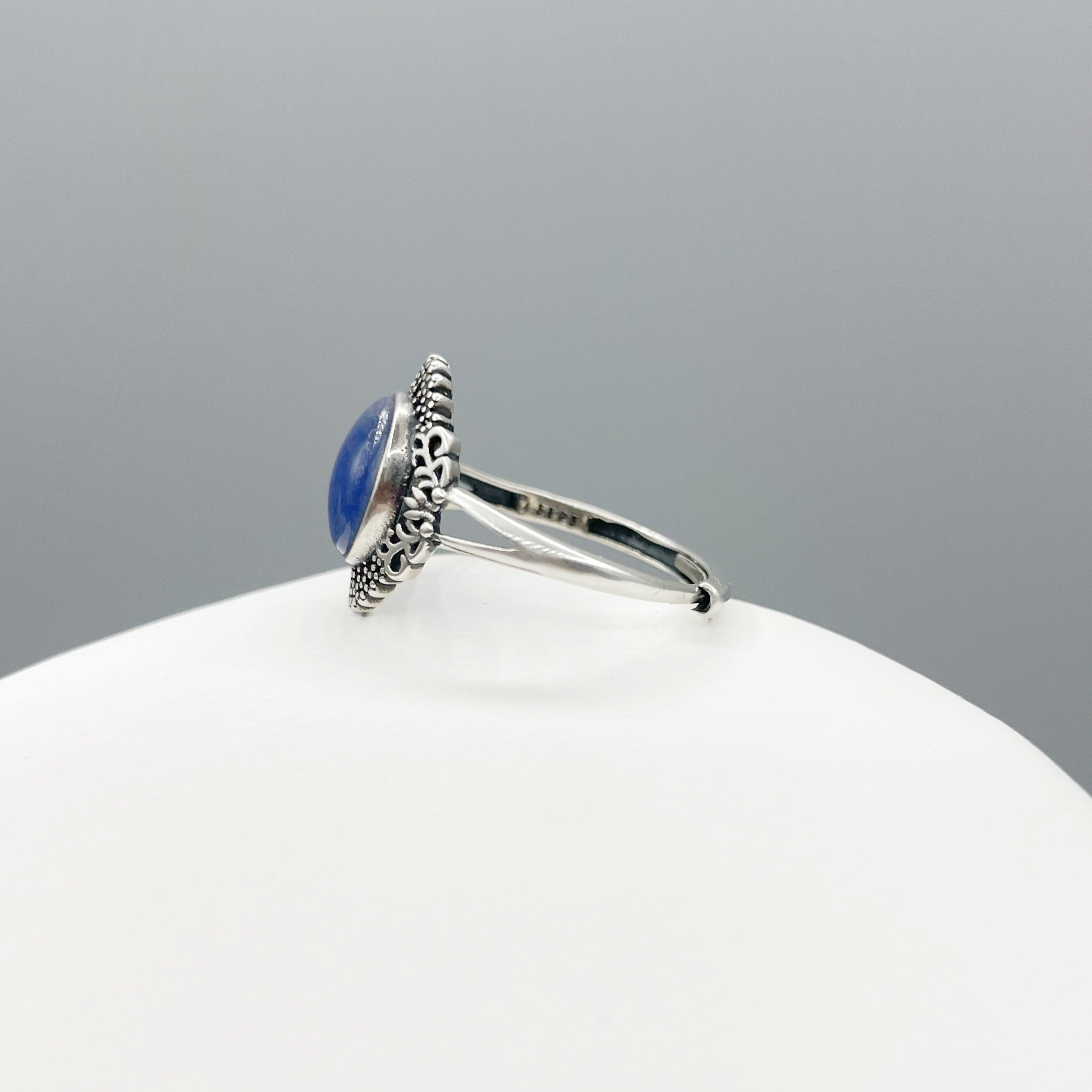 Anello Tanzanite e Argento 925 - Vintage