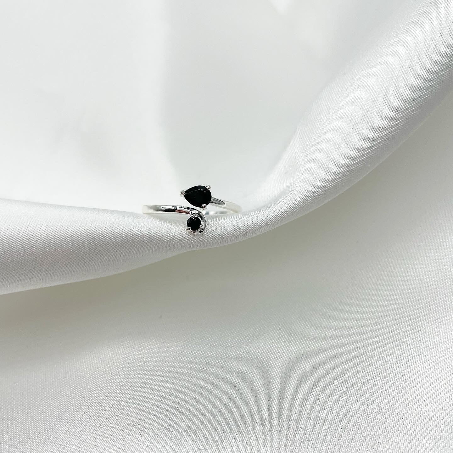 Anello Force - Tormalina nera e Argento 925