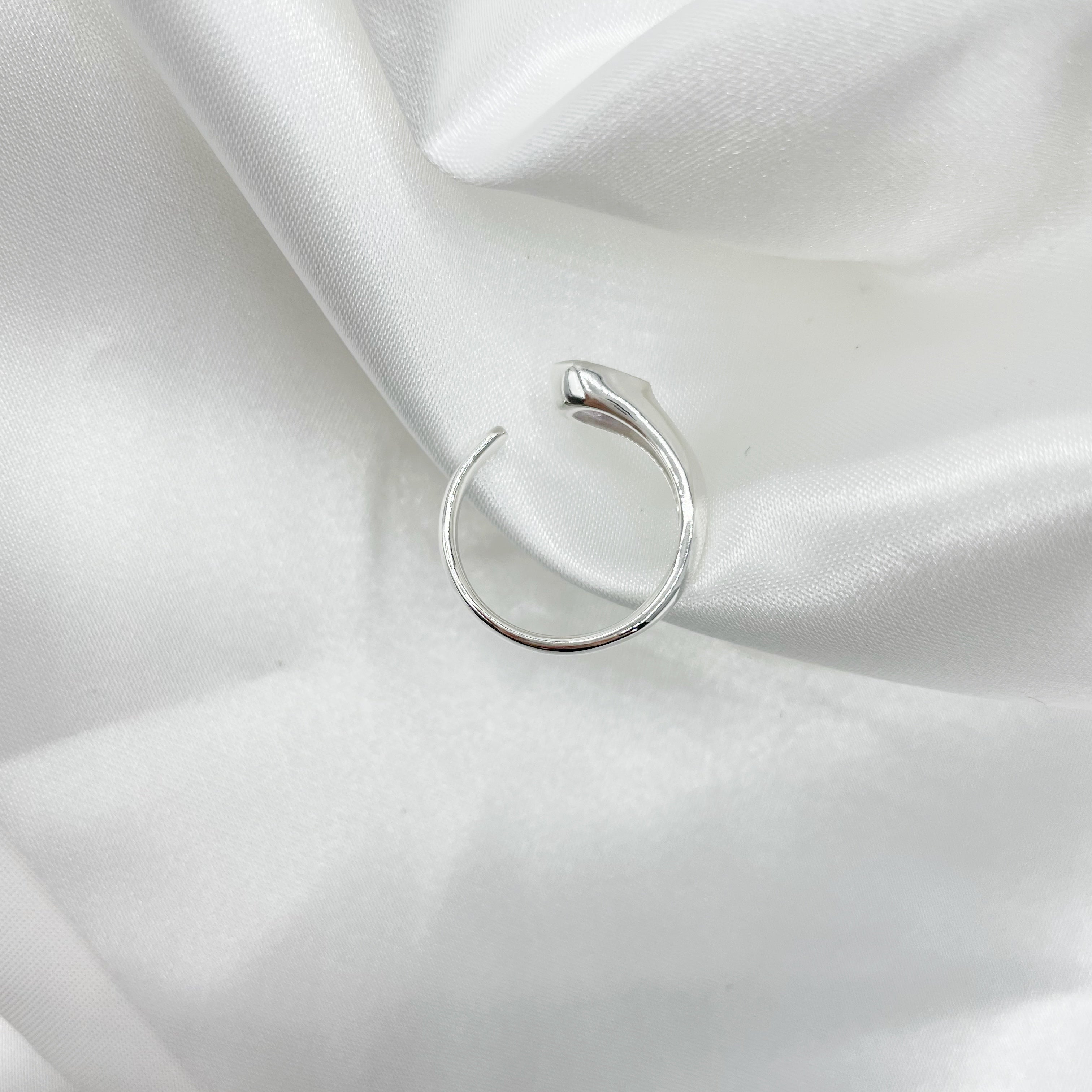 Anello Ametista a Goccia - Argento 925