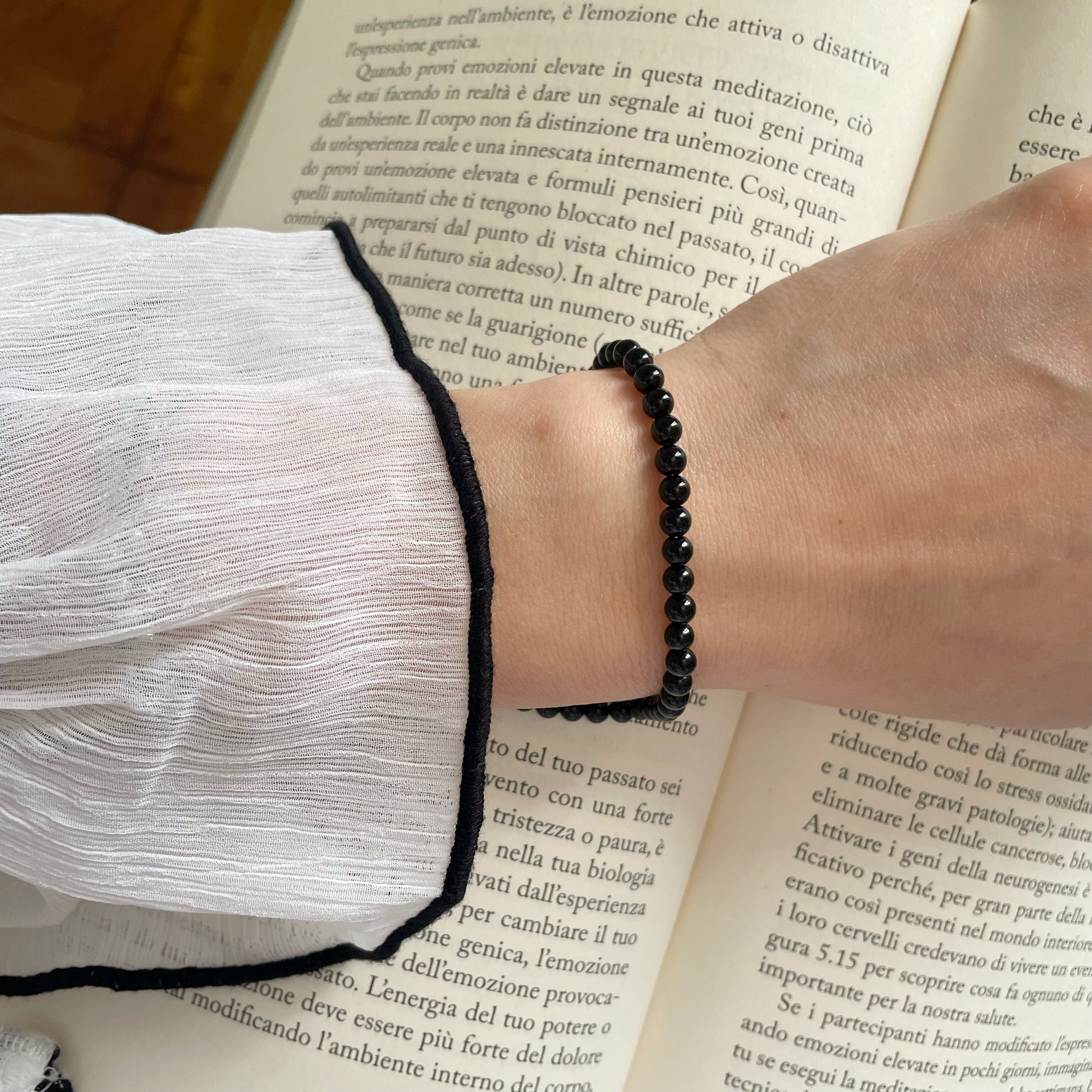 Braccialetto Zeus - Tormalina liscia