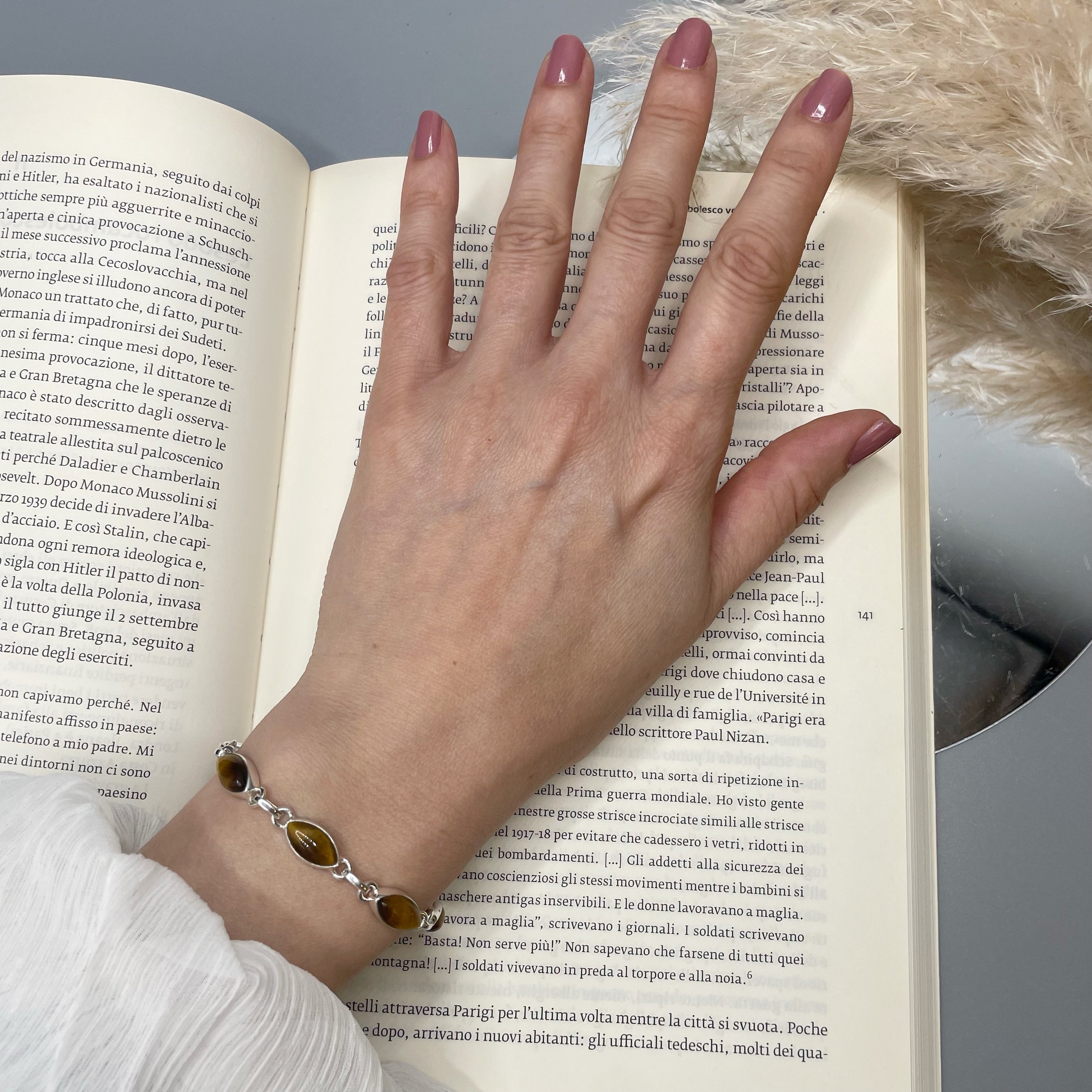 Bracciale Occhio di Tigre - Argento 925