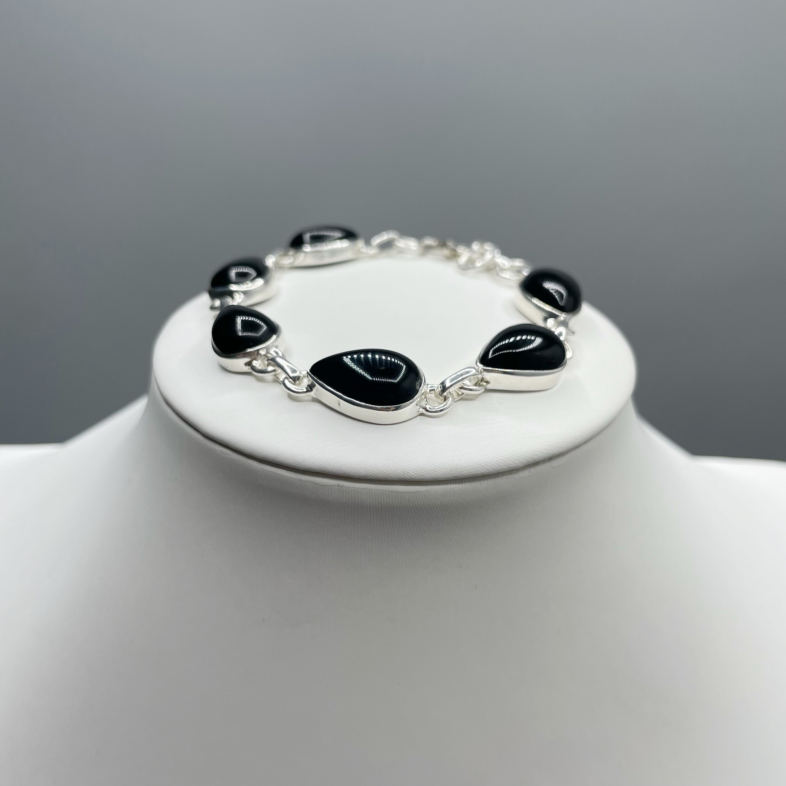 Bracciale Onice e Argento 925