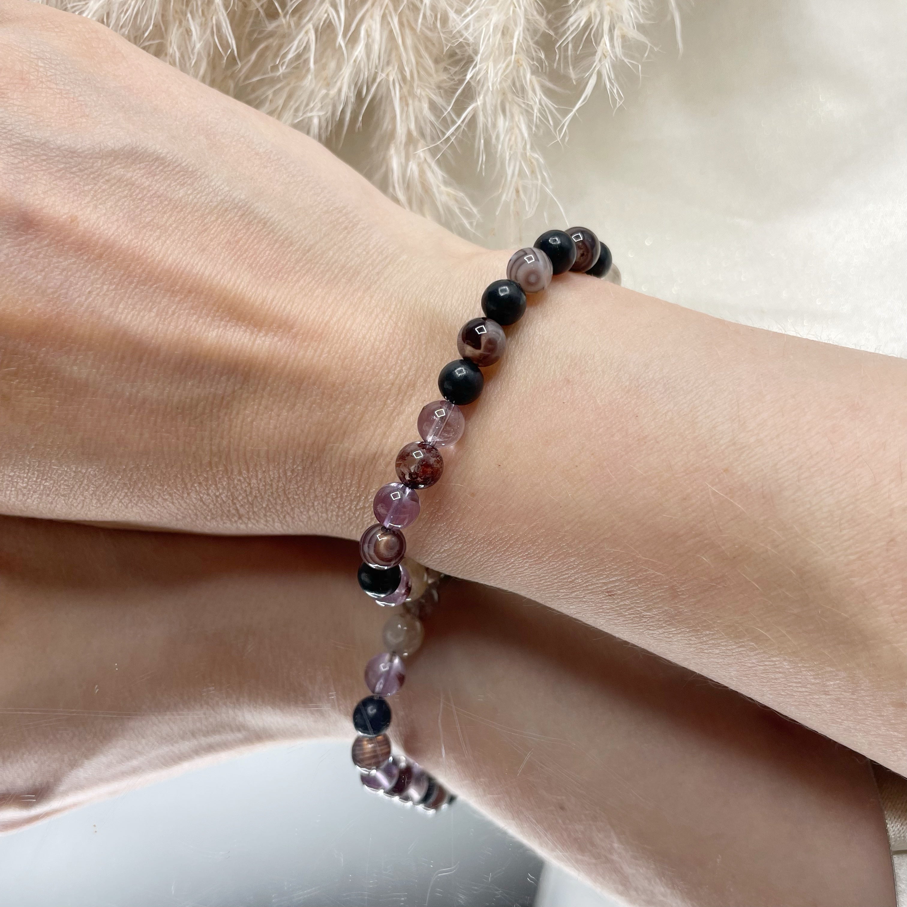 Bracciale Amuleto Protettivo - Occhio di Shiva, Shungite, Super Seven - LIMITED EDITION