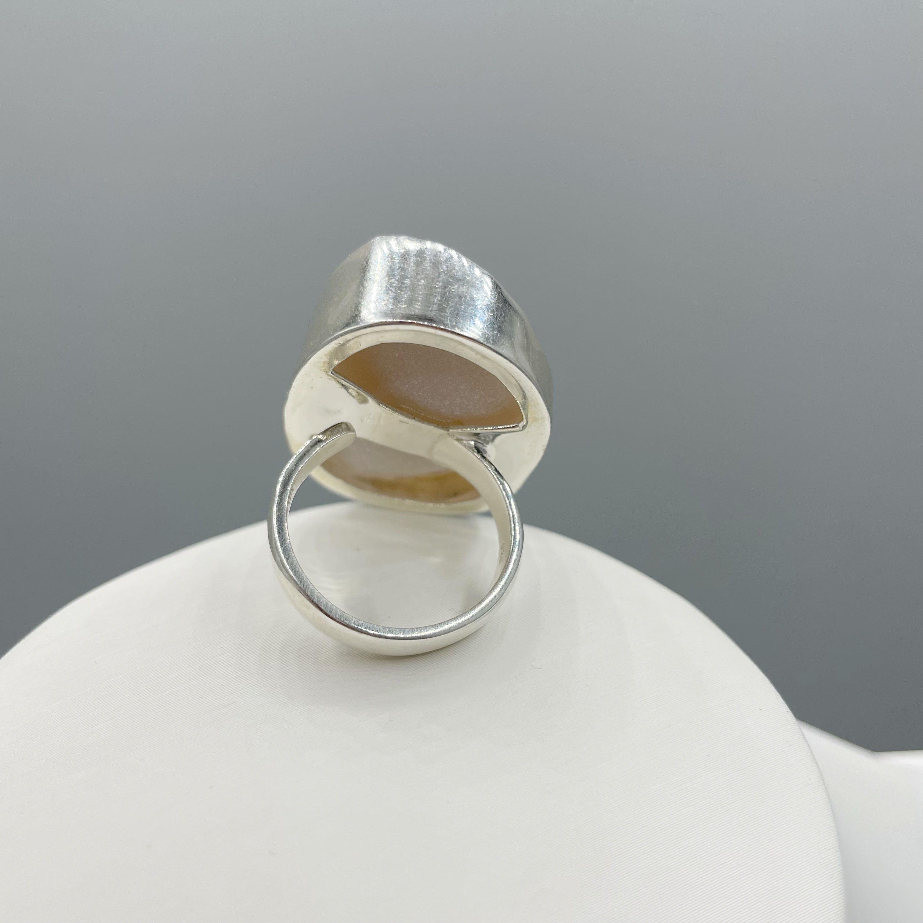 Anello Drusa di Quarzo Lavanda e Argento 925