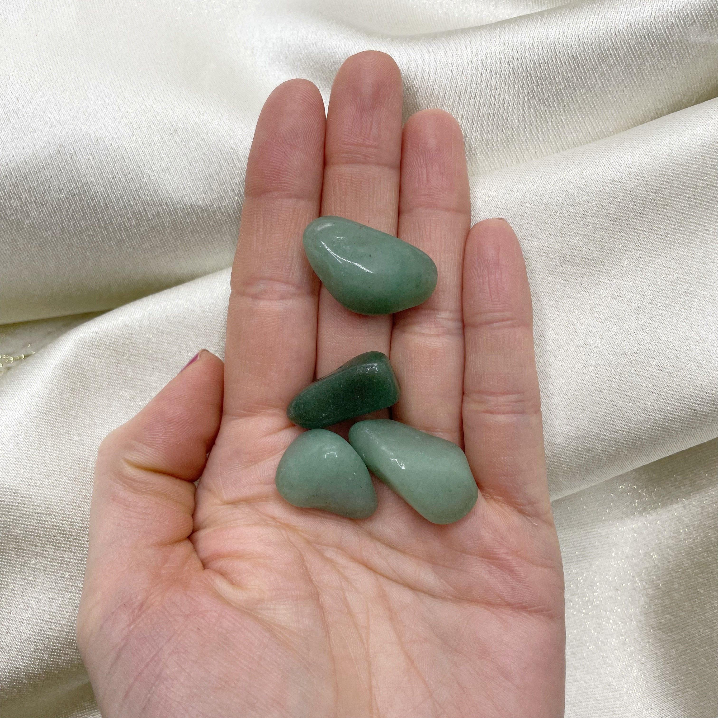 Pietra di Avventurina Verde Burattata - Piccola