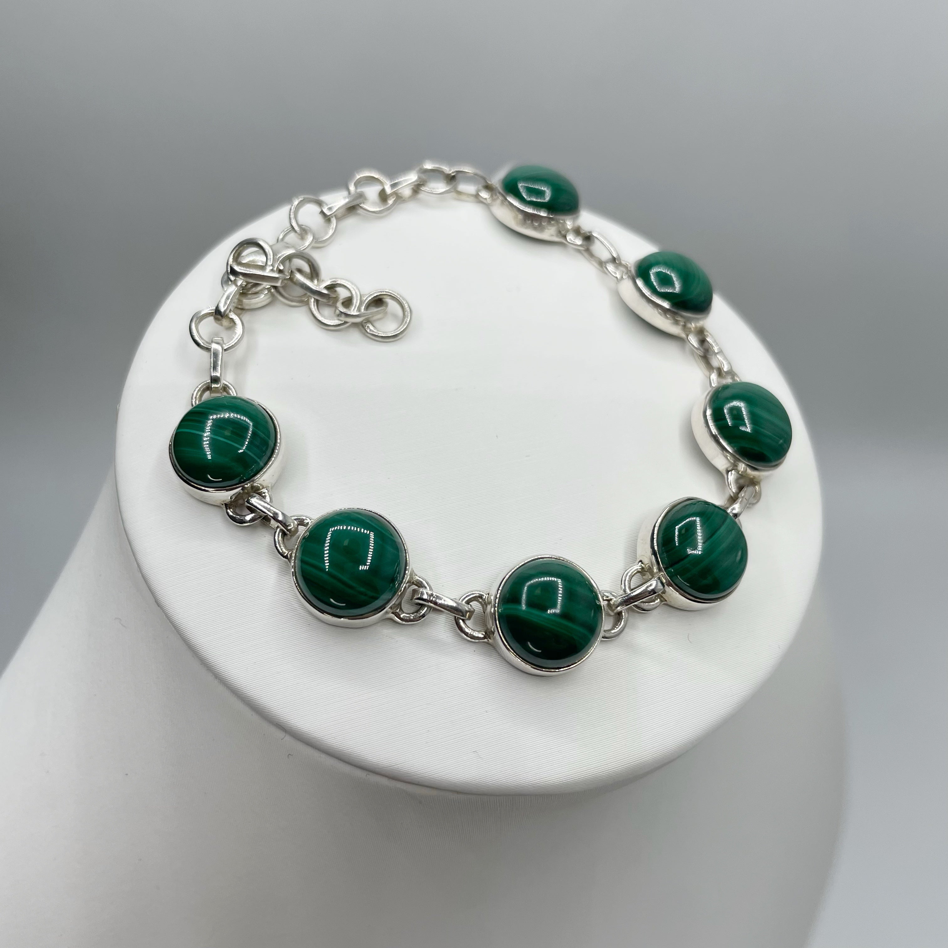 Bracciale Malachite e Argento 925
