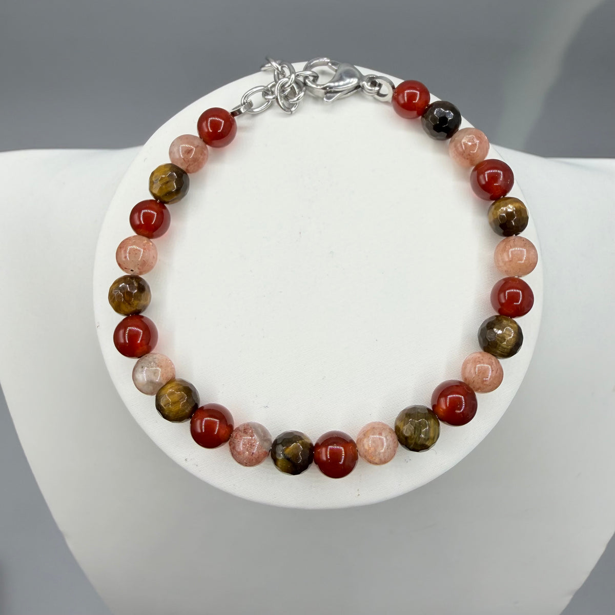 Bracciale Fortuna e Successo - Corniola, Occhio di Tigre, Pietra del Sole - LIMITED EDITION