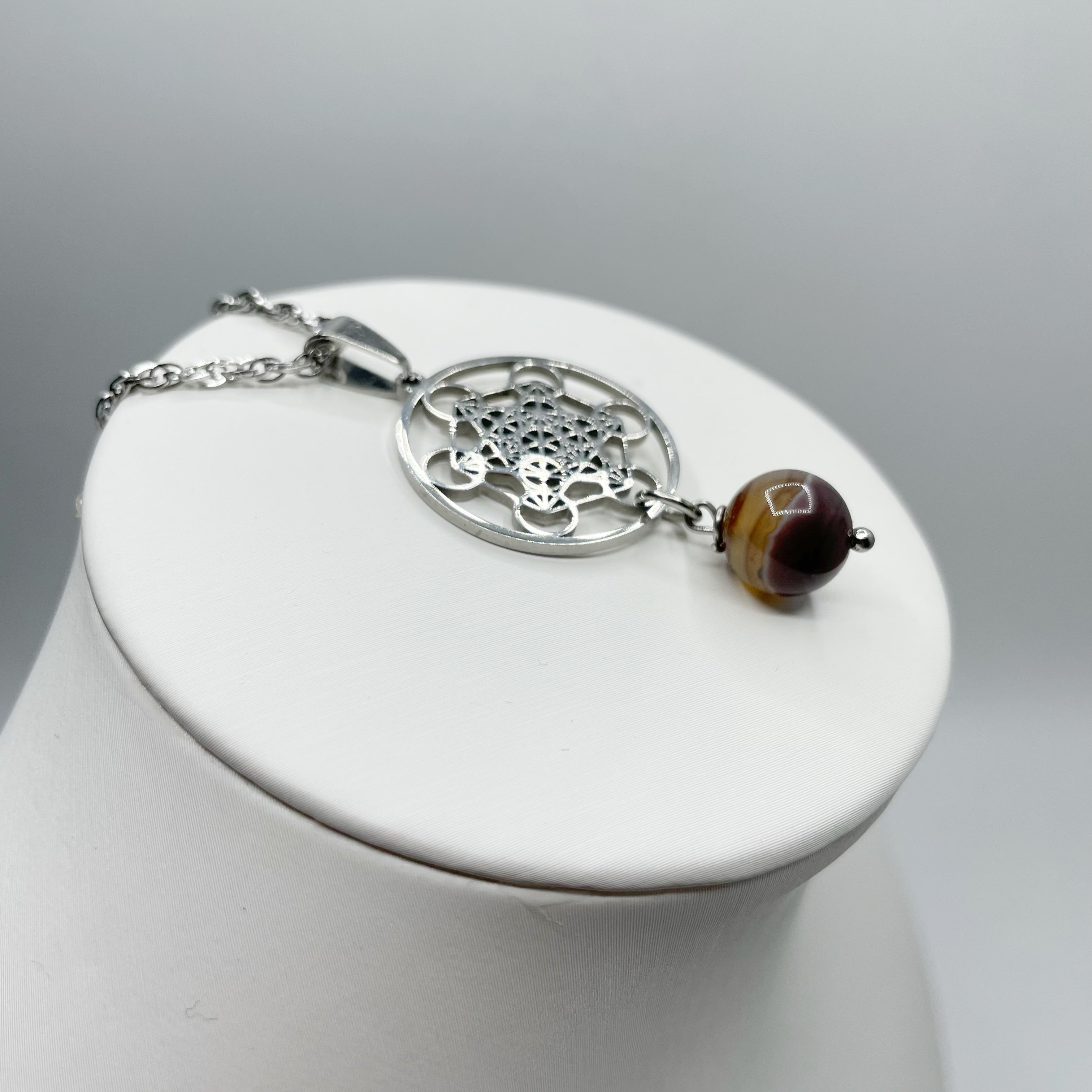 Collana Occhio di Shiva e Cubo di Metatron