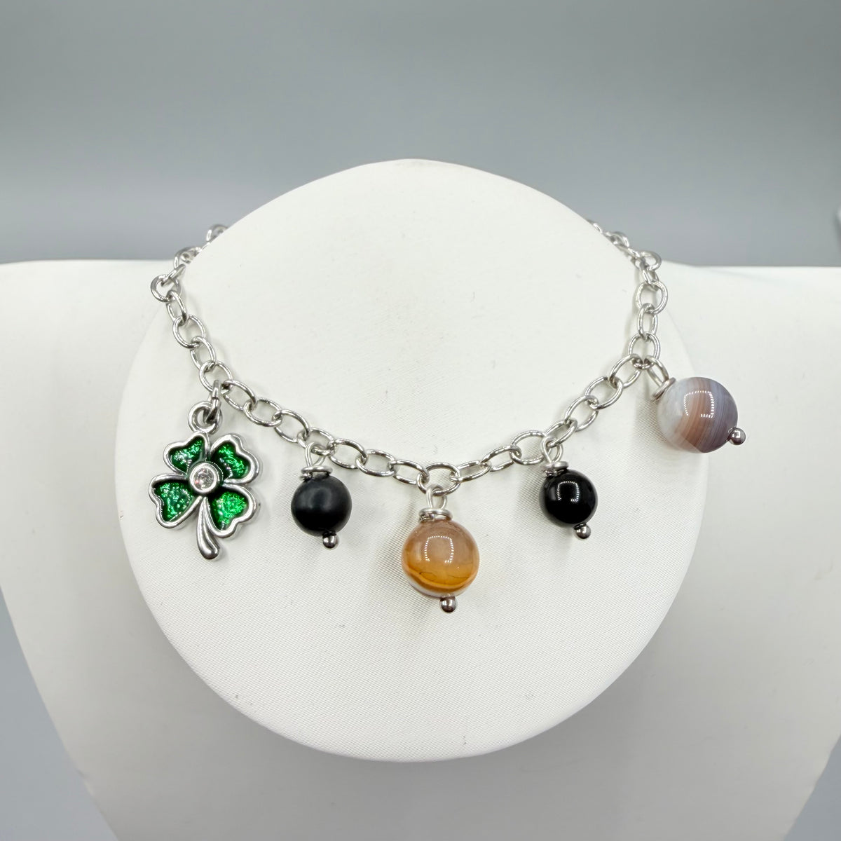 Bracciale Sigillo Protettivo - Occhio di Shiva, Shungite, Ossidiana | LIMITED EDITION