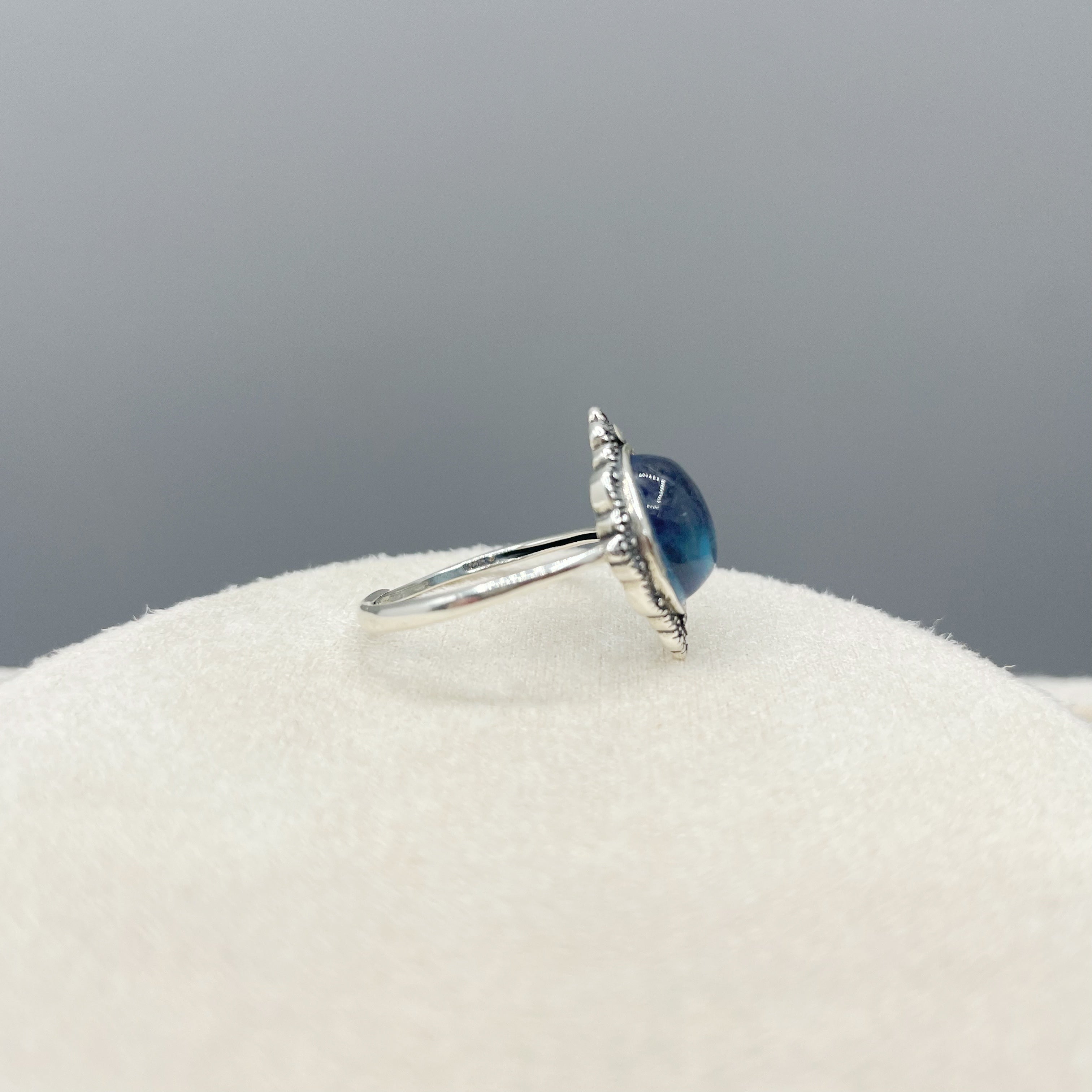 Anello Acquamarina Vintage - Argento 925