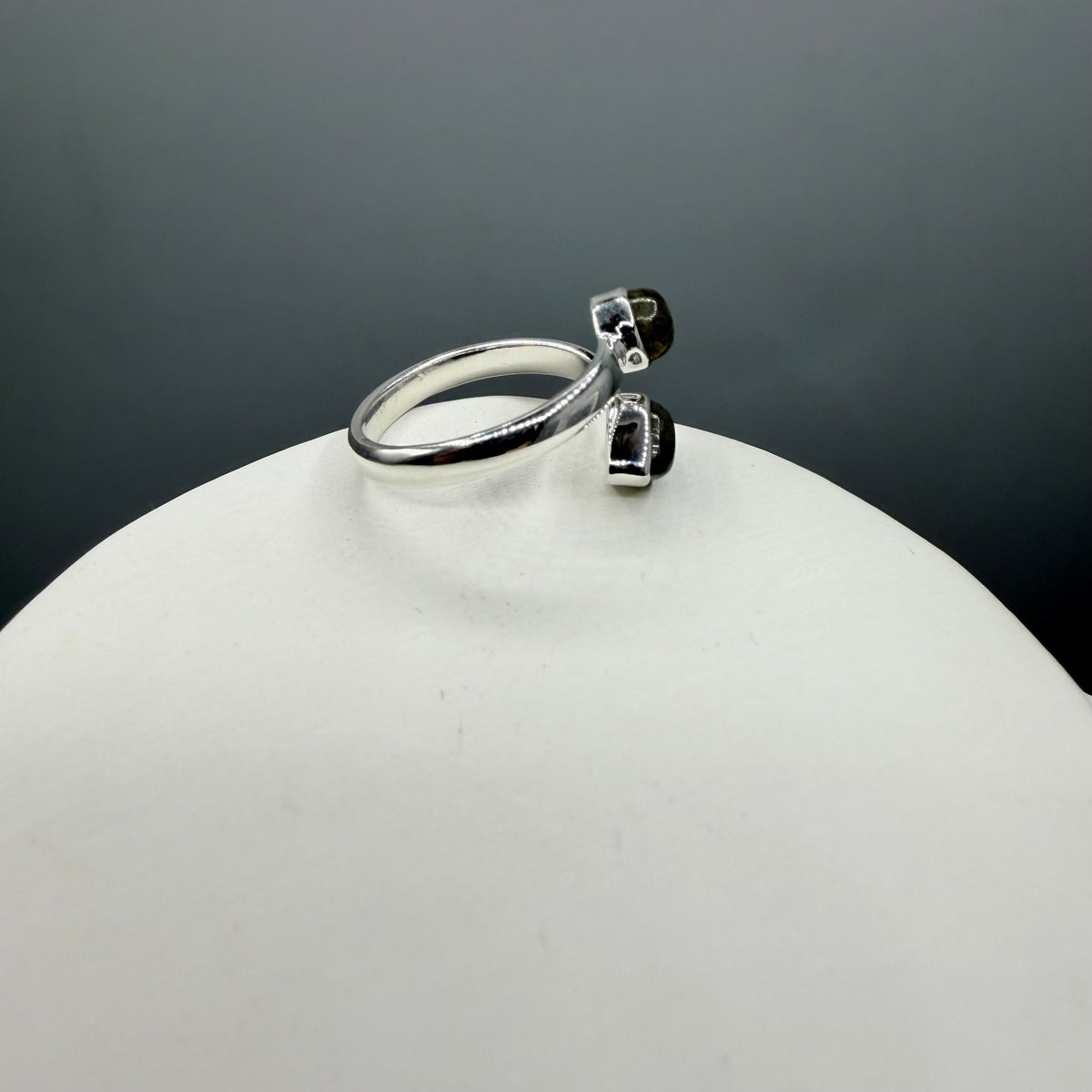 Anello Double Labradorite - Argento 925