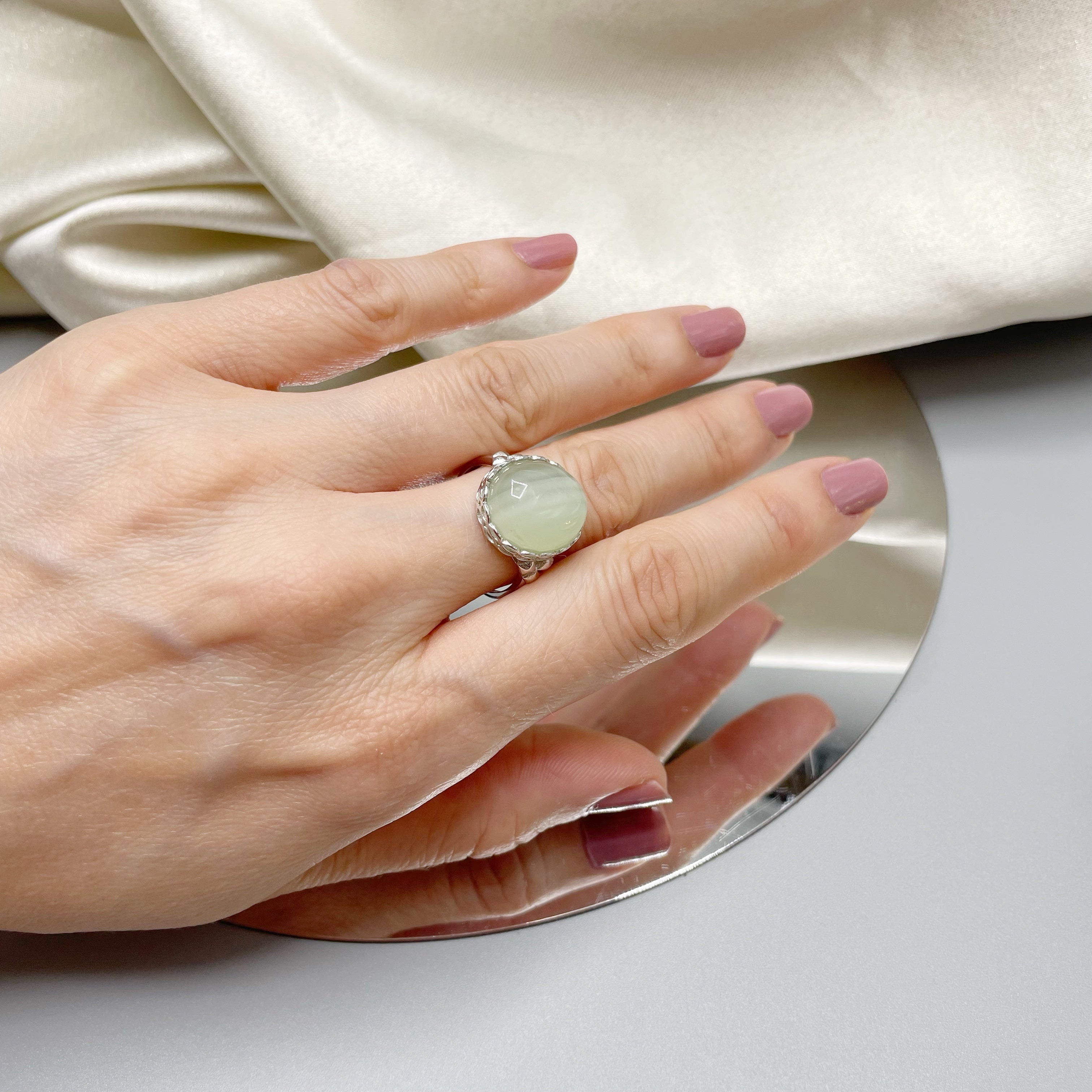 Anello Giada Chiara e Argento 925