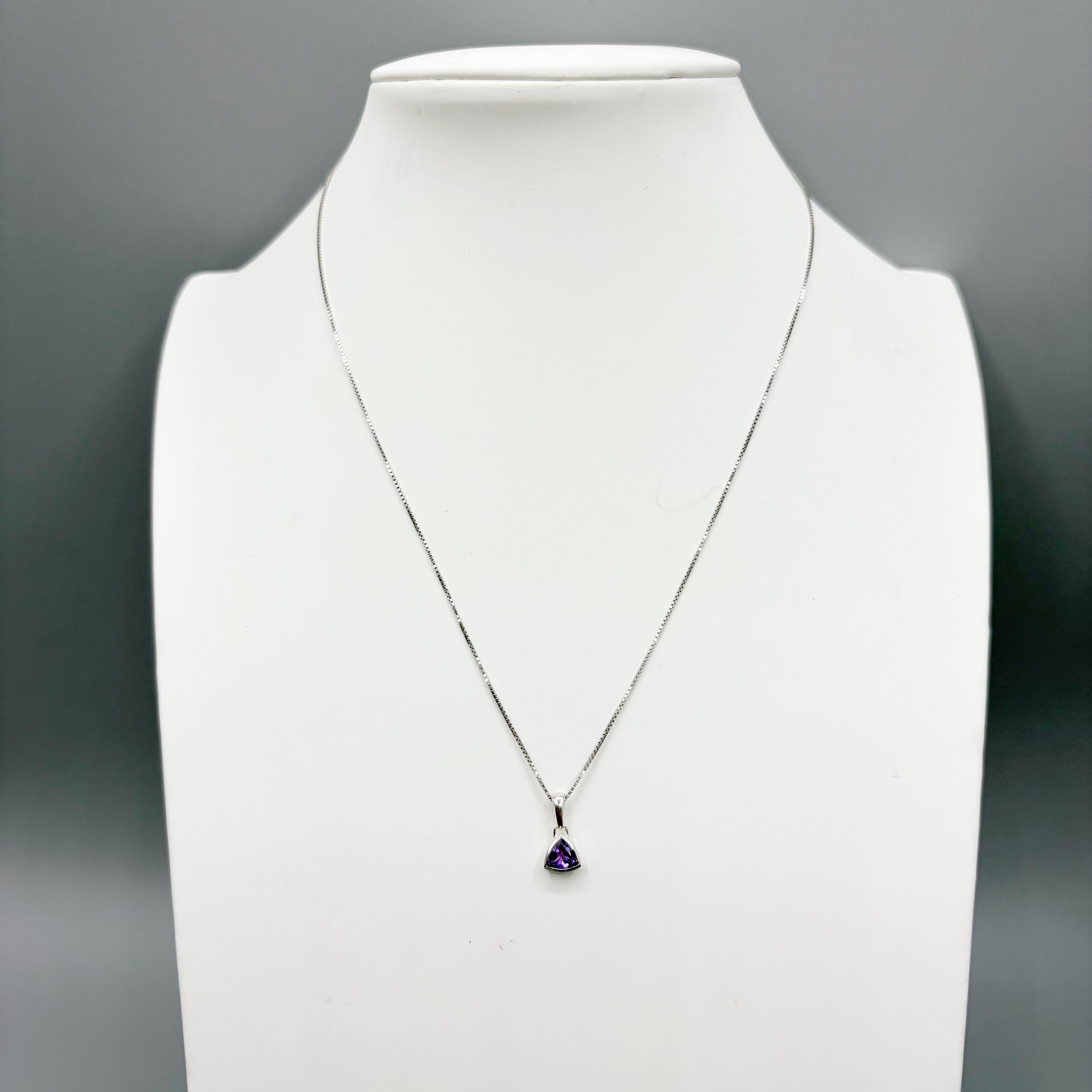 Collana Punto Luce Ametista - Argento 925
