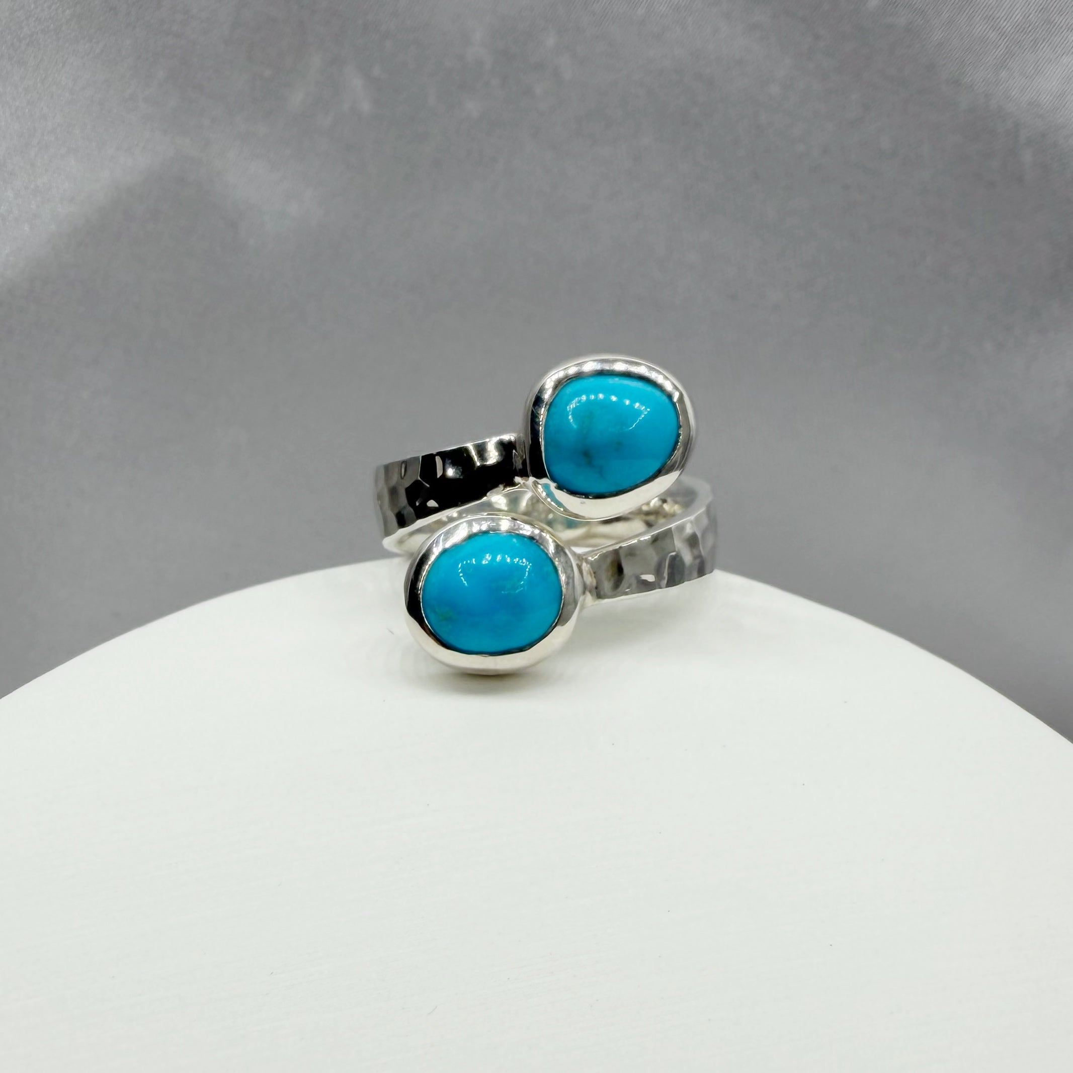 Anello Turchese Naturale - Argento 925