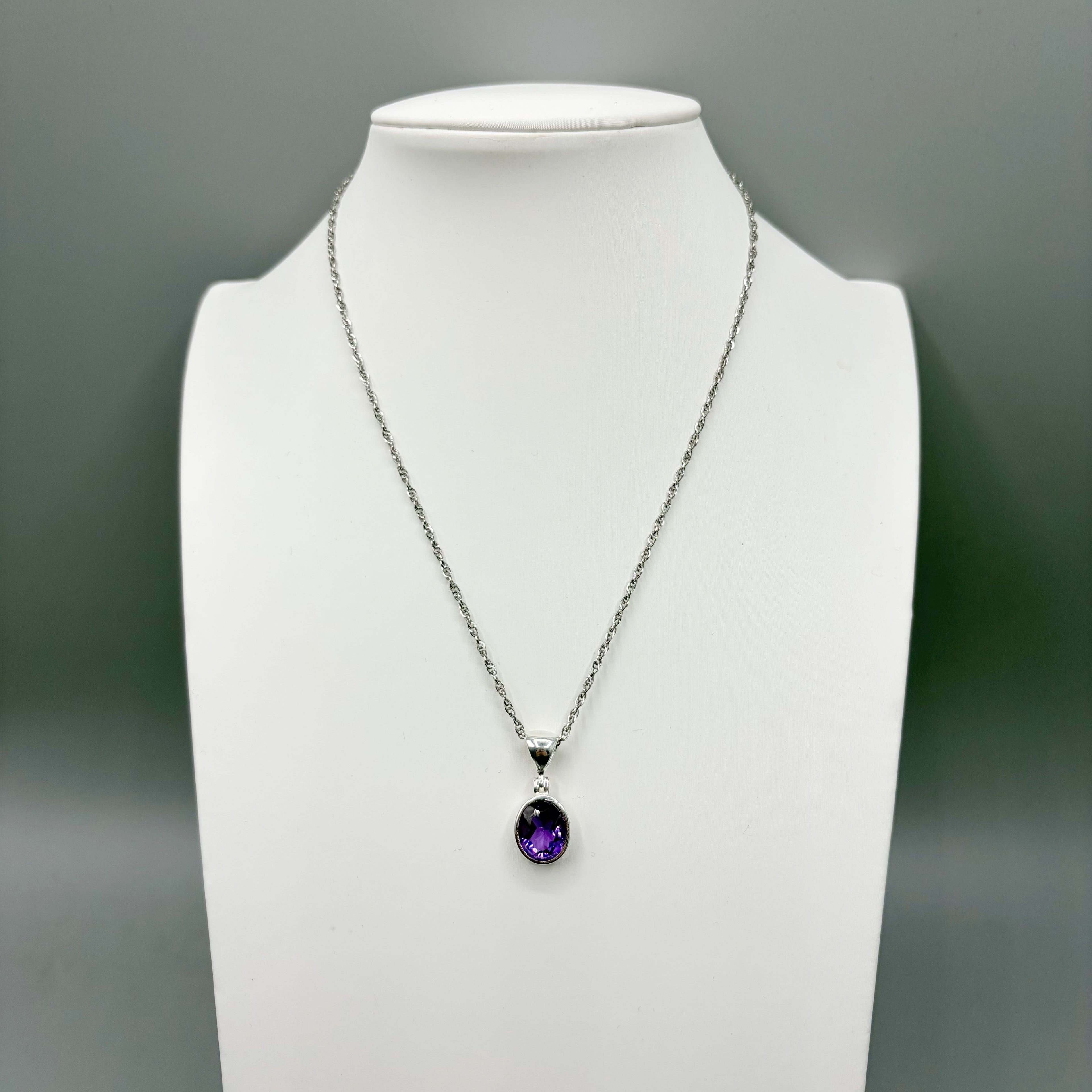 Ciondolo Ametista Argento 925