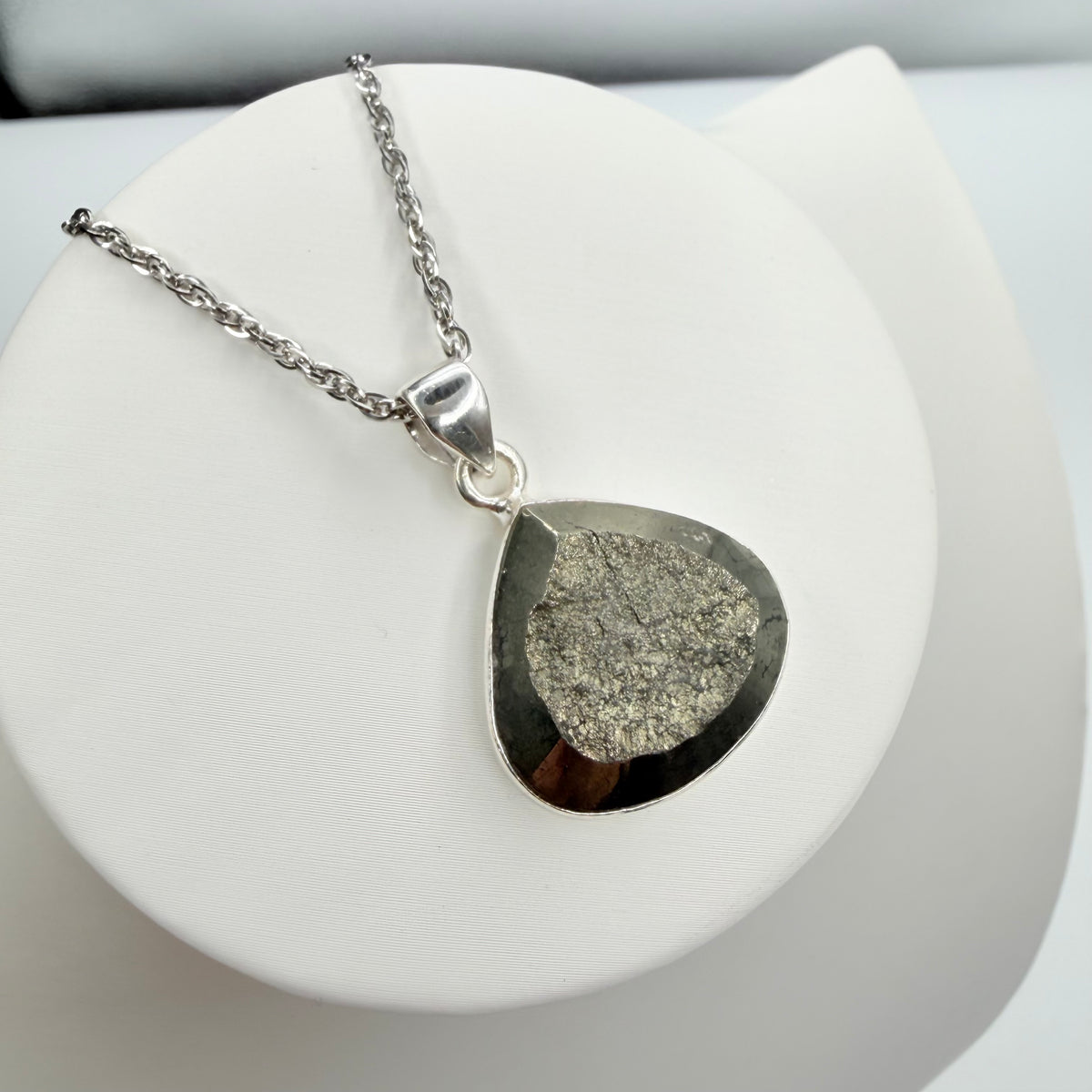 Ciondolo Pirite Grezza - Argento 925