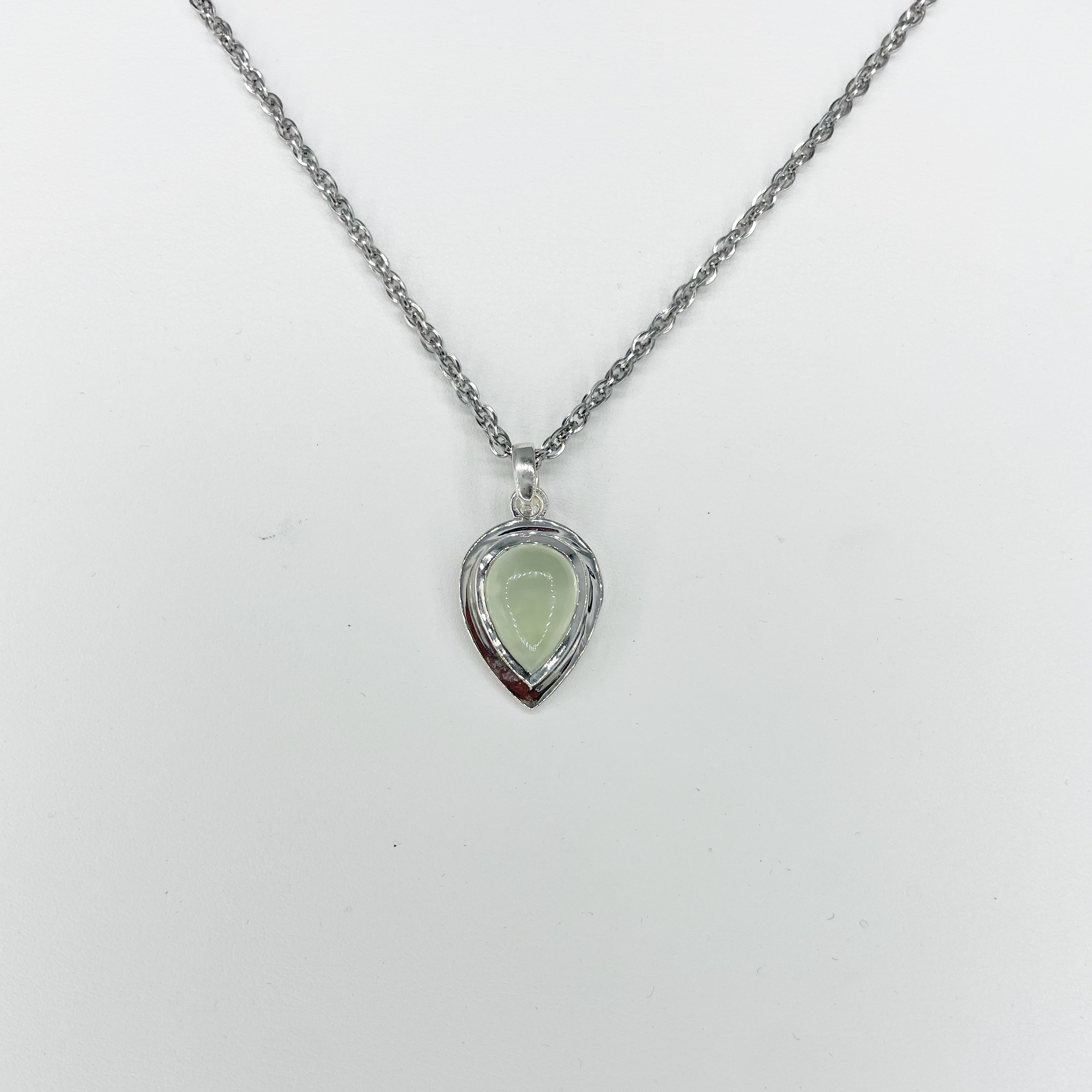 Ciondolo Prehnite - Argento 925
