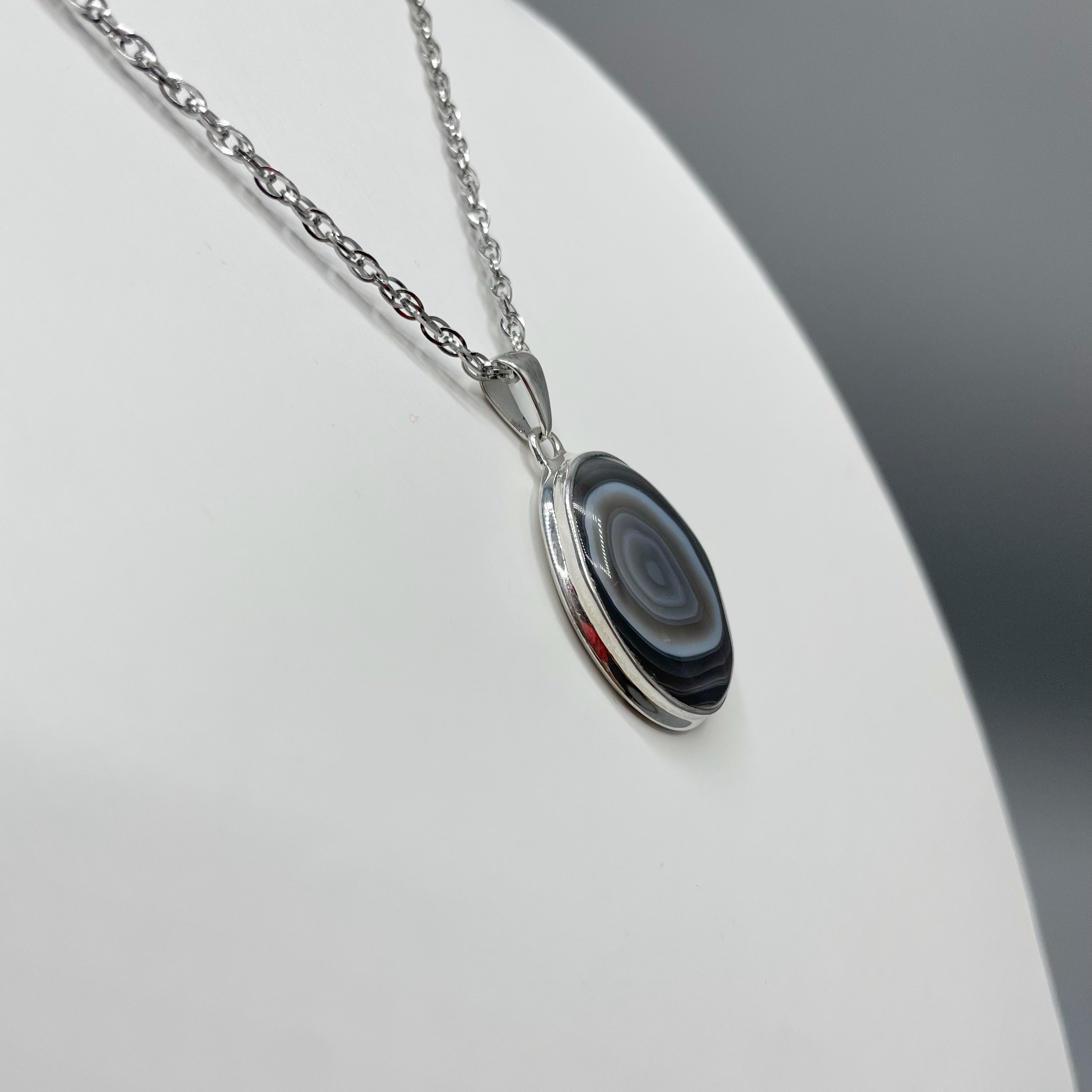 Ciondolo Occhio di Shiva Ovale - Argento 925