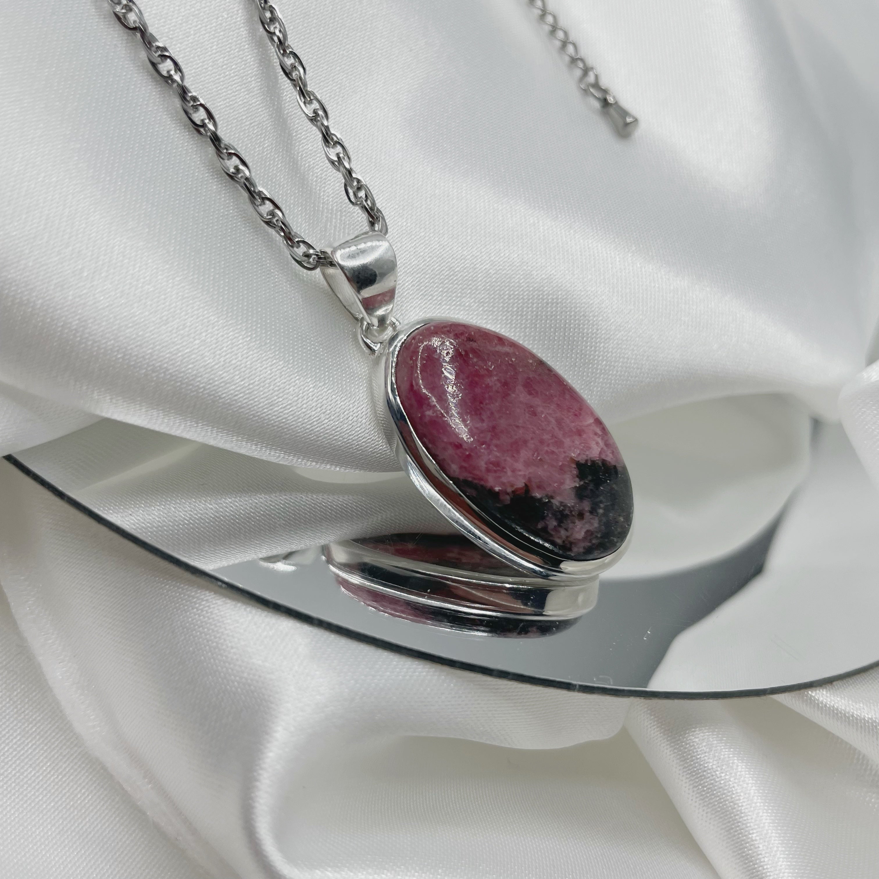 Ciondolo Rodonite - Argento 925