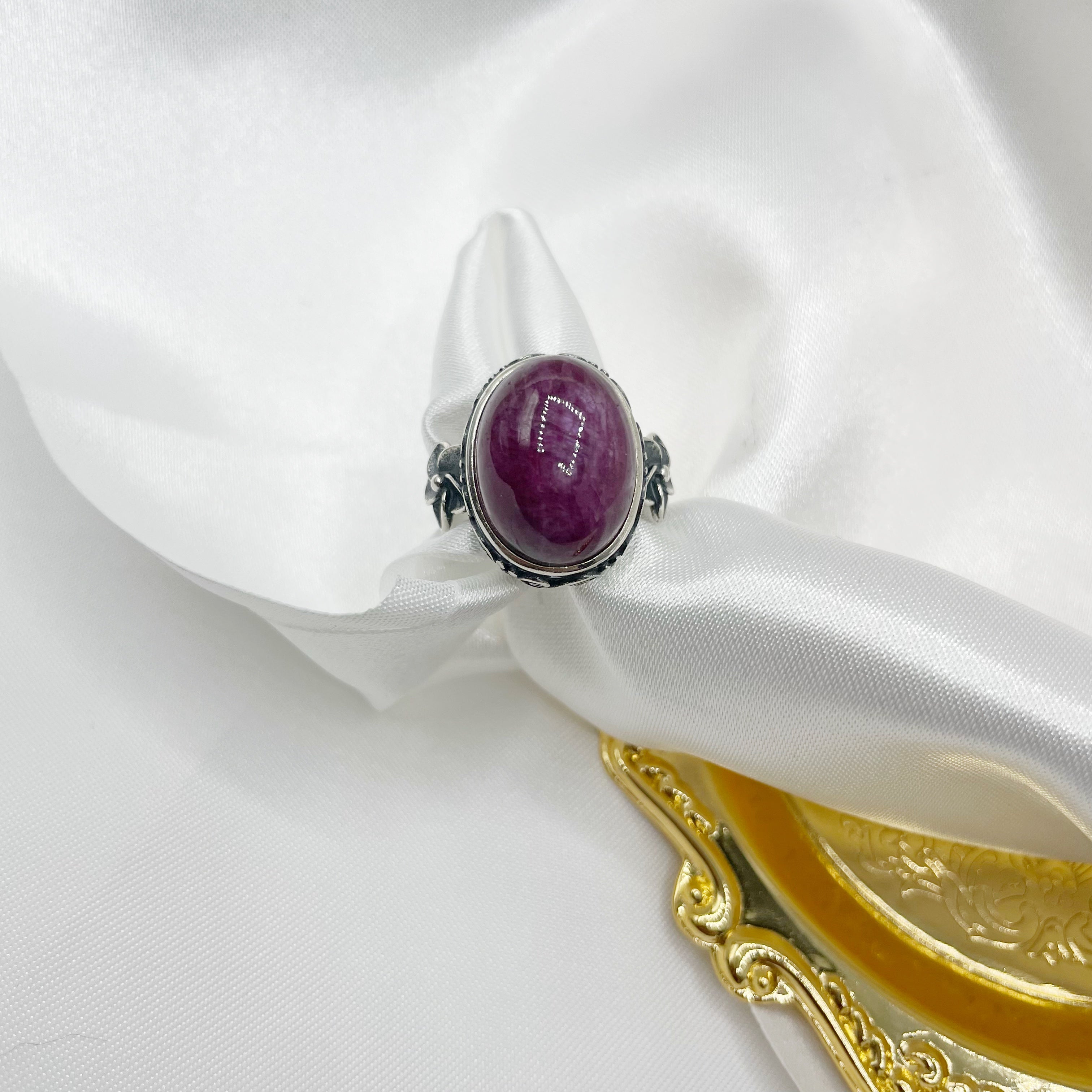 Anello Triumph - Radice di Rubino e Argento 925