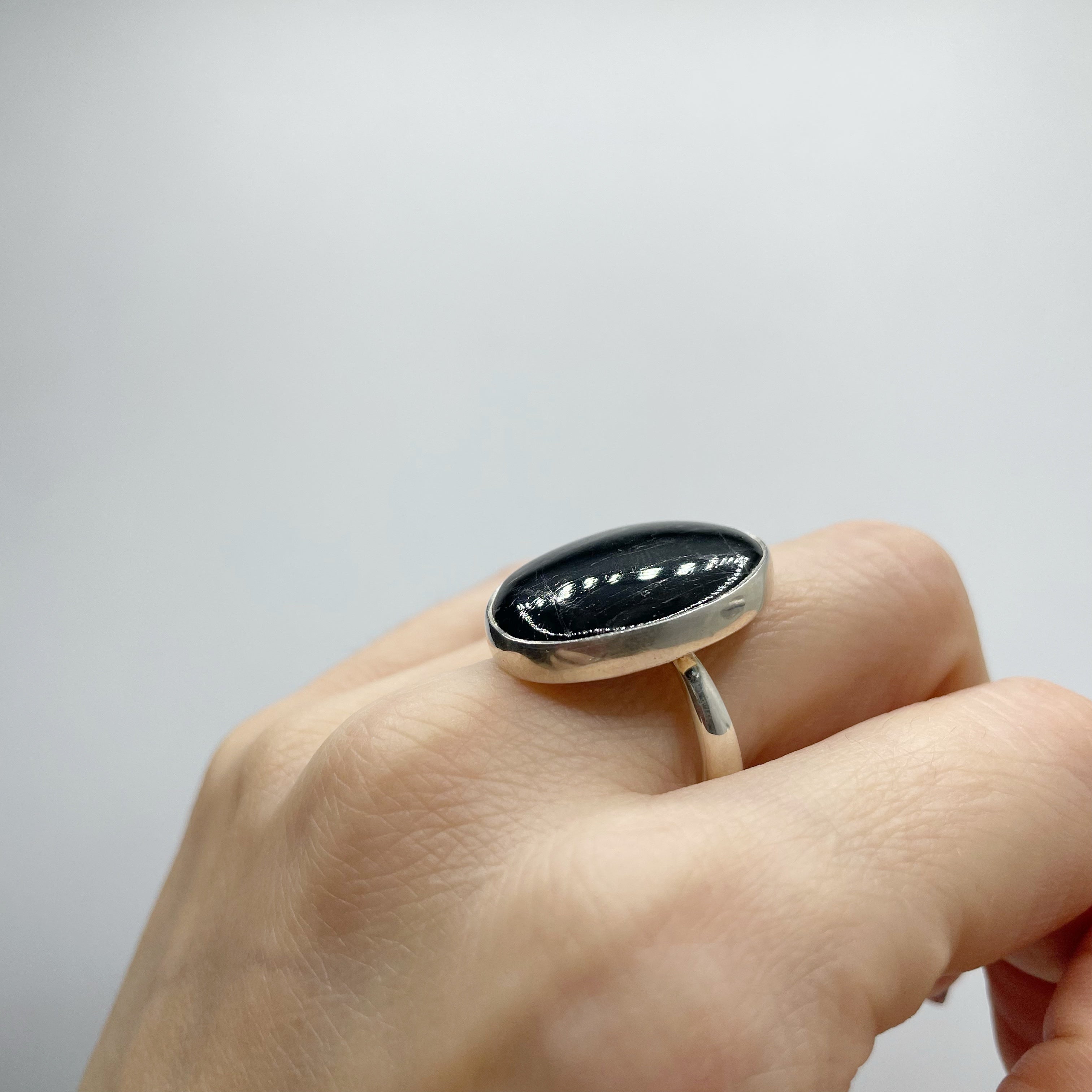 Anello Iperstene Ovale - Argento 925