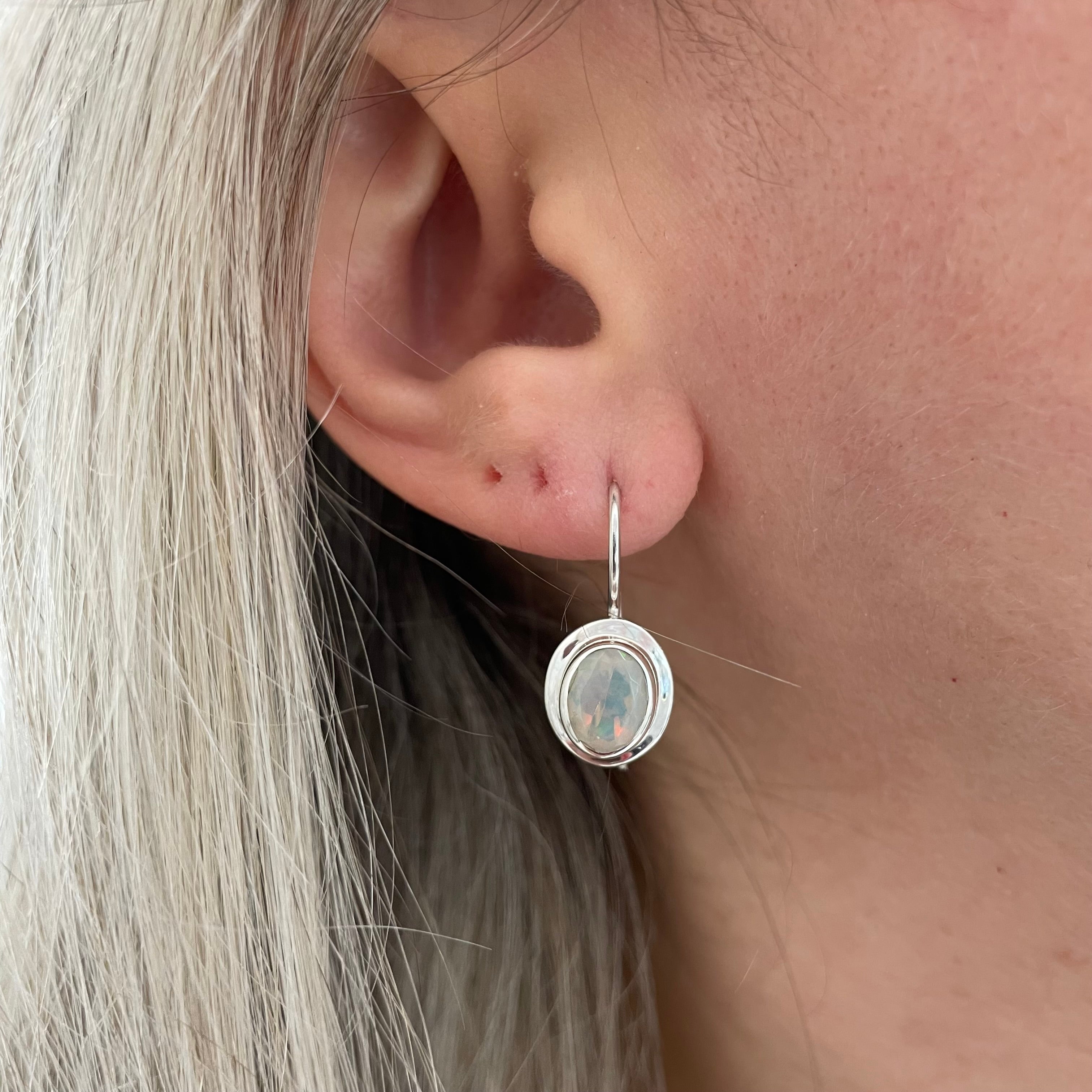 Orecchini Opale Etiope - Argento 925