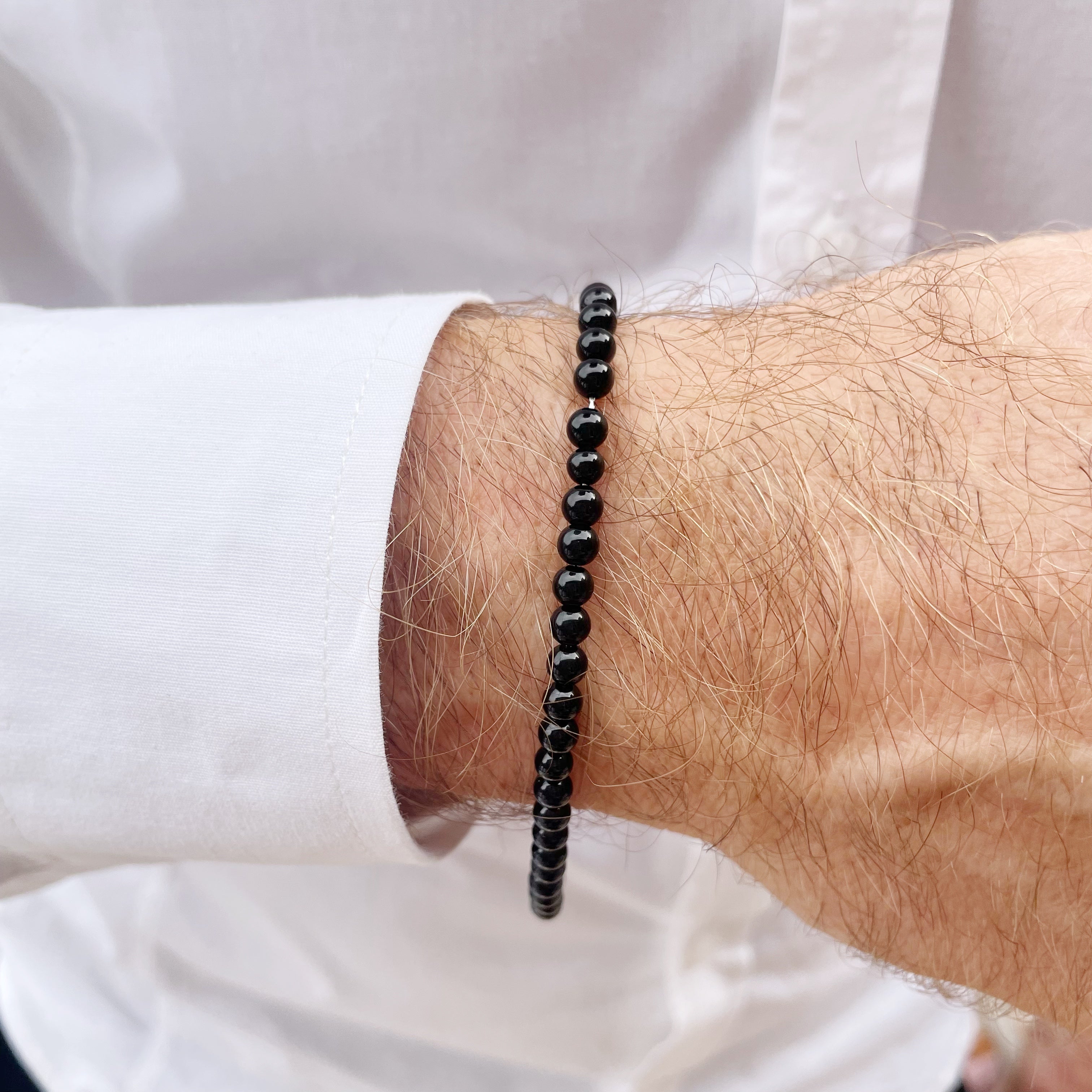 Bracciale Crystal Black - Tormalina e Ossidiana