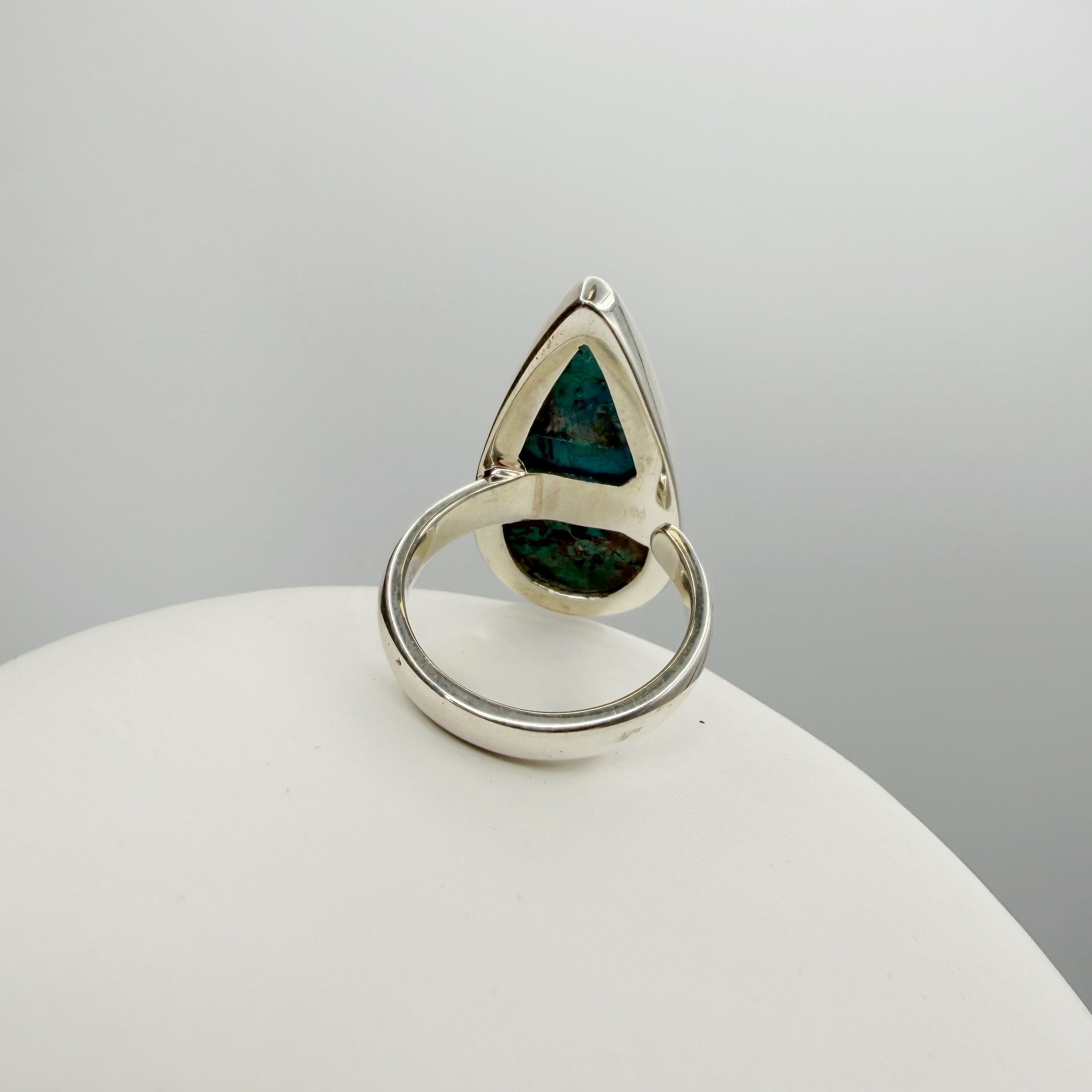 Anello Shattuckite e Argento 925 - a Goccia