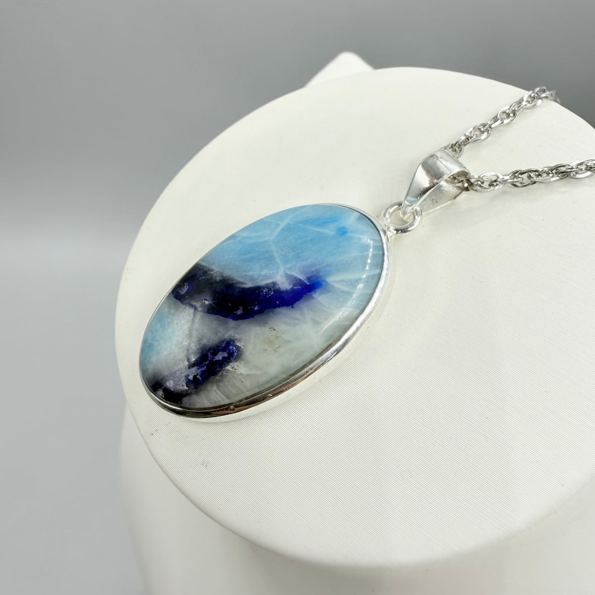 Ciondolo Afghanite e Argento 925
