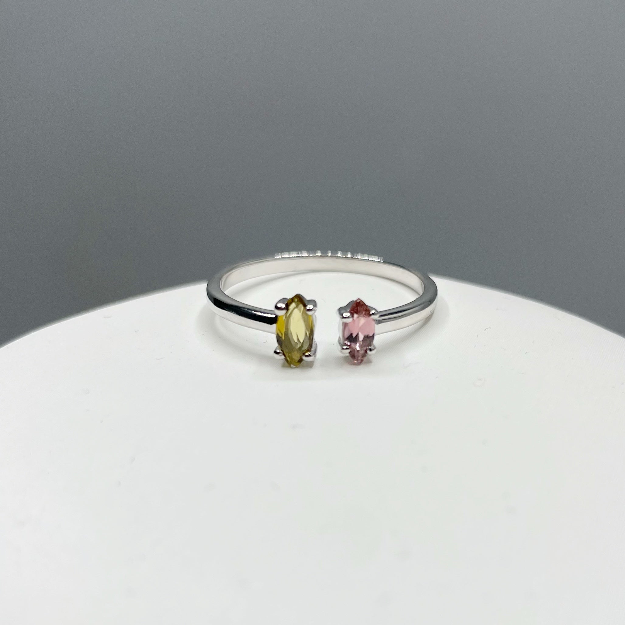 Anello Tormalina Policroma - Argento 925