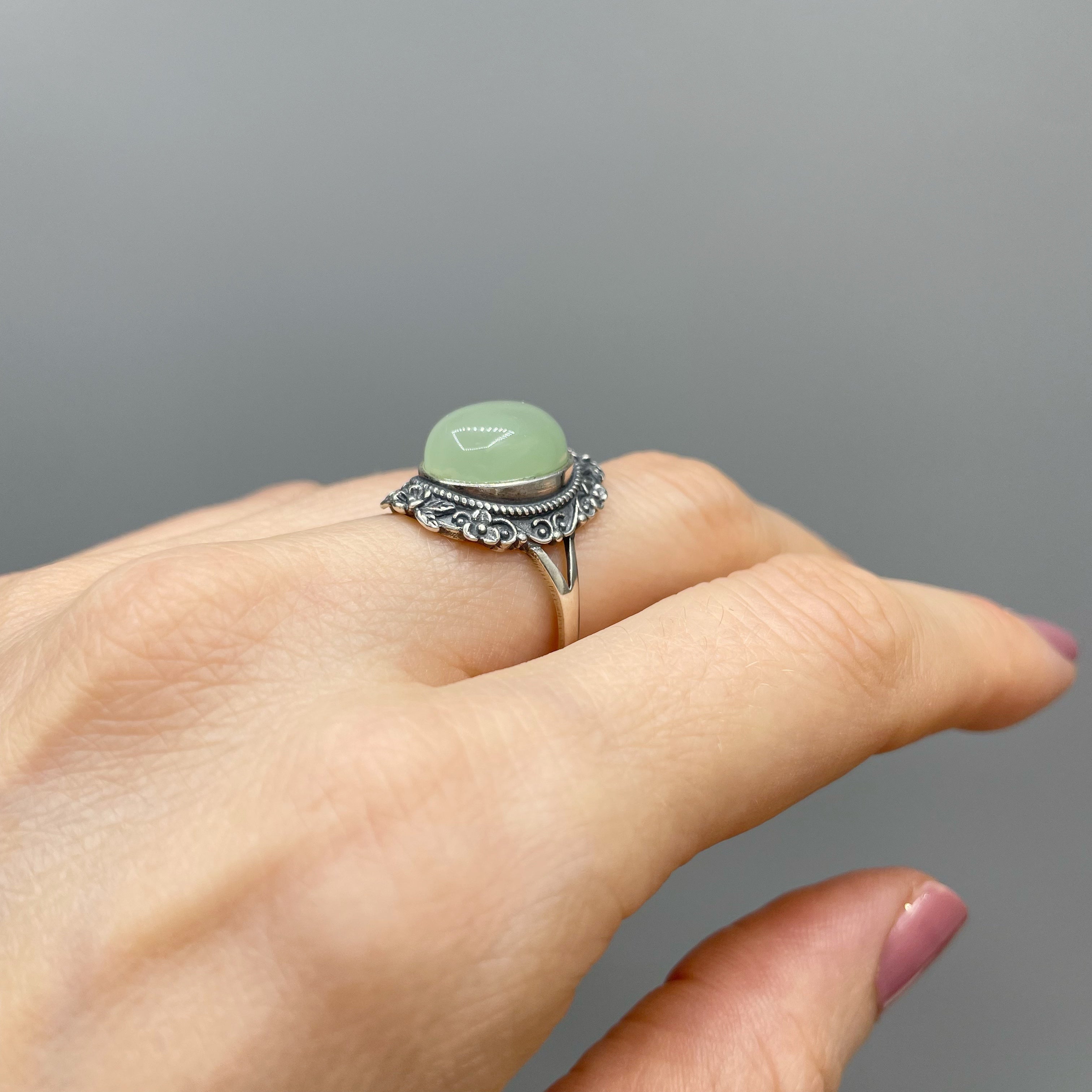 Anello Giada Chiara e Argento 925