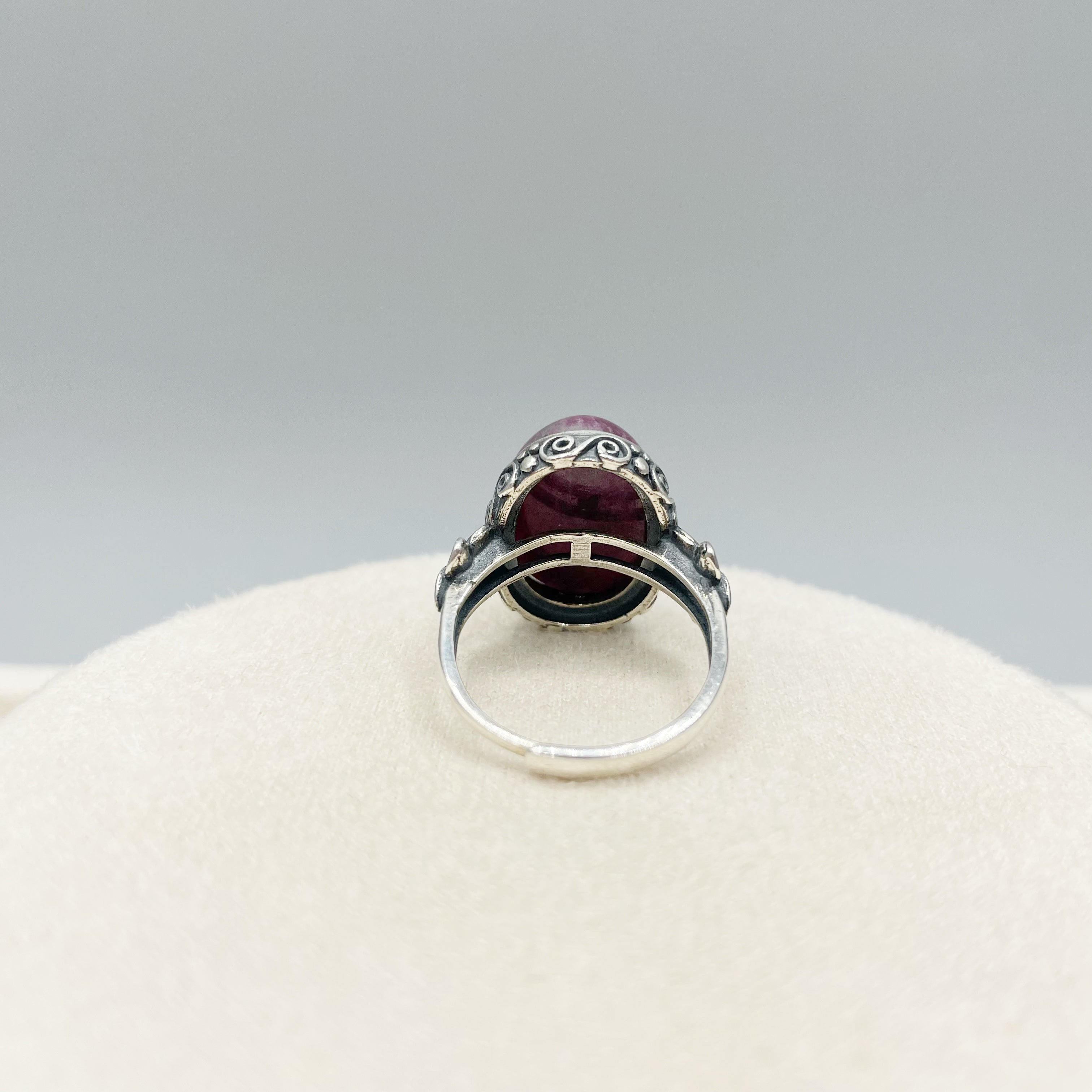 Anello Triumph - Radice di Rubino e Argento 925