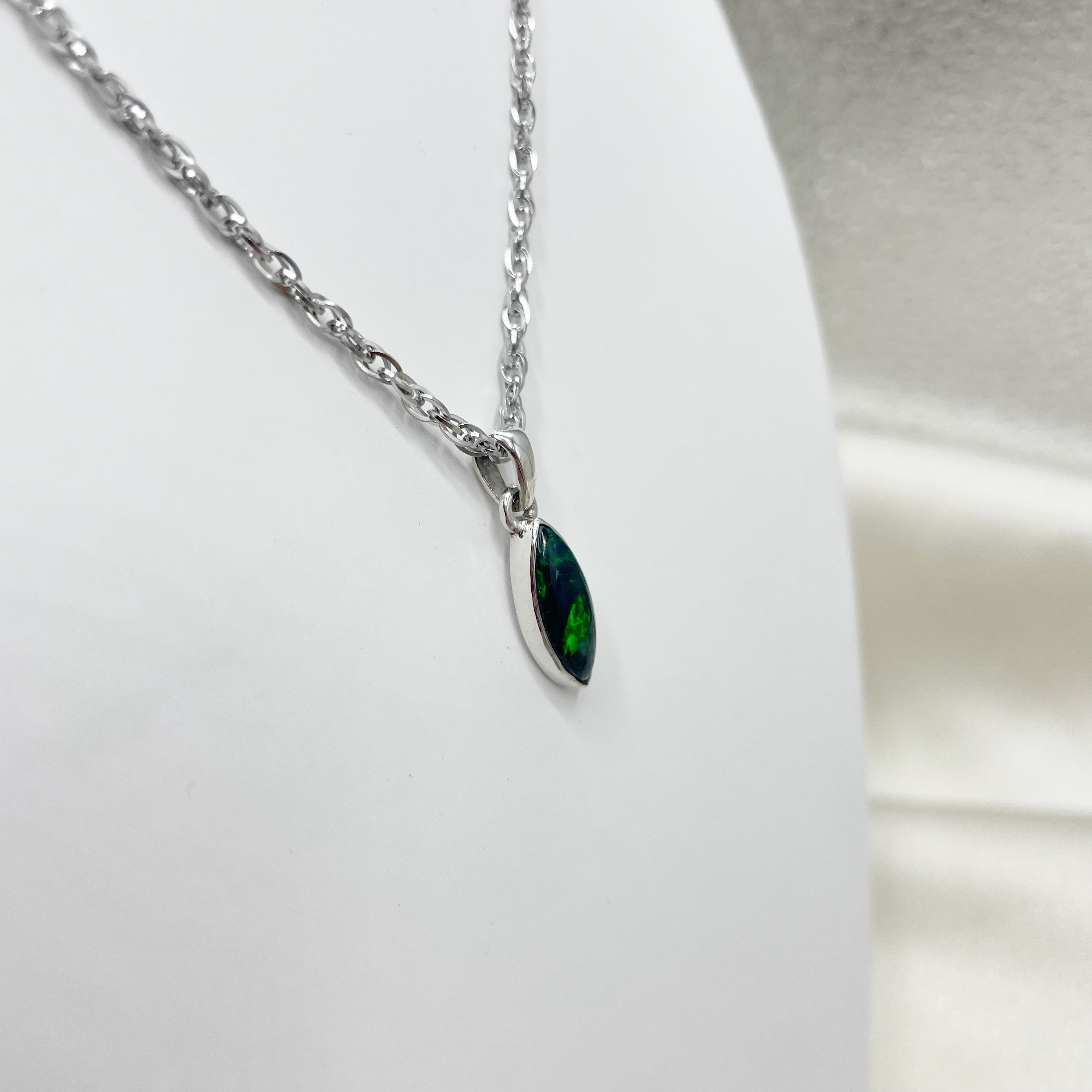 Ciondolo Opale Nero Chalama - Argento 925