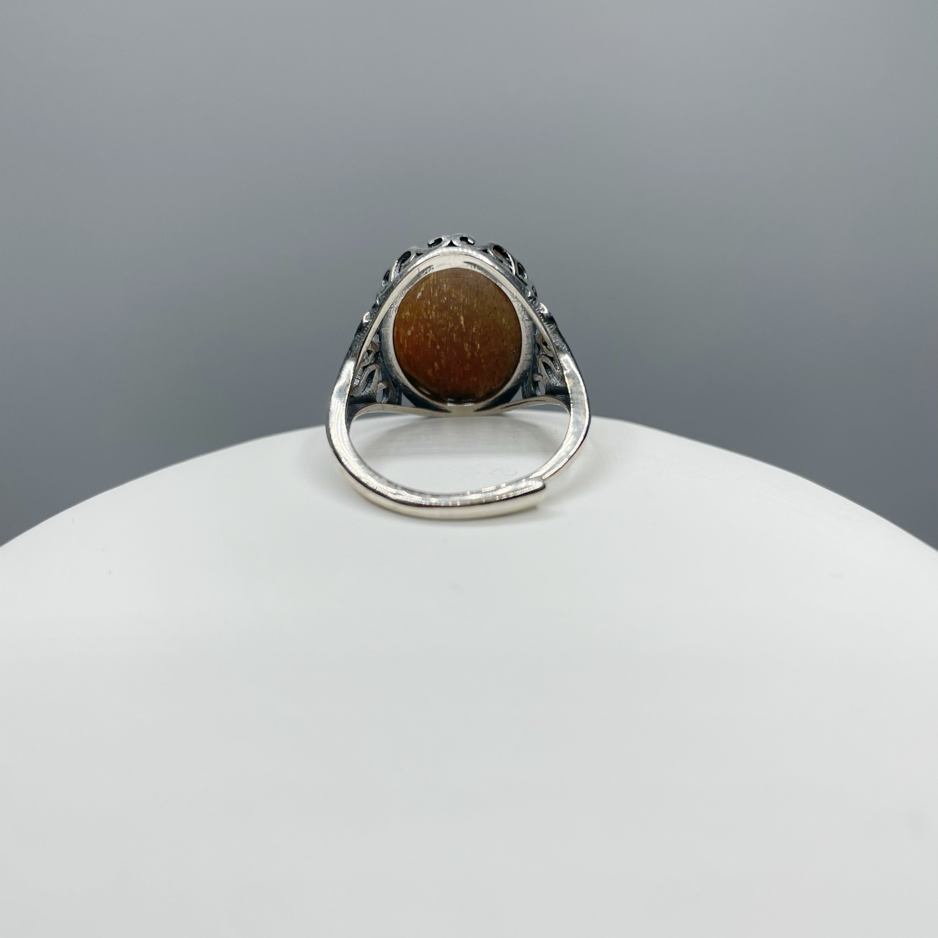 Anello Pietra del Sole e Argento 925