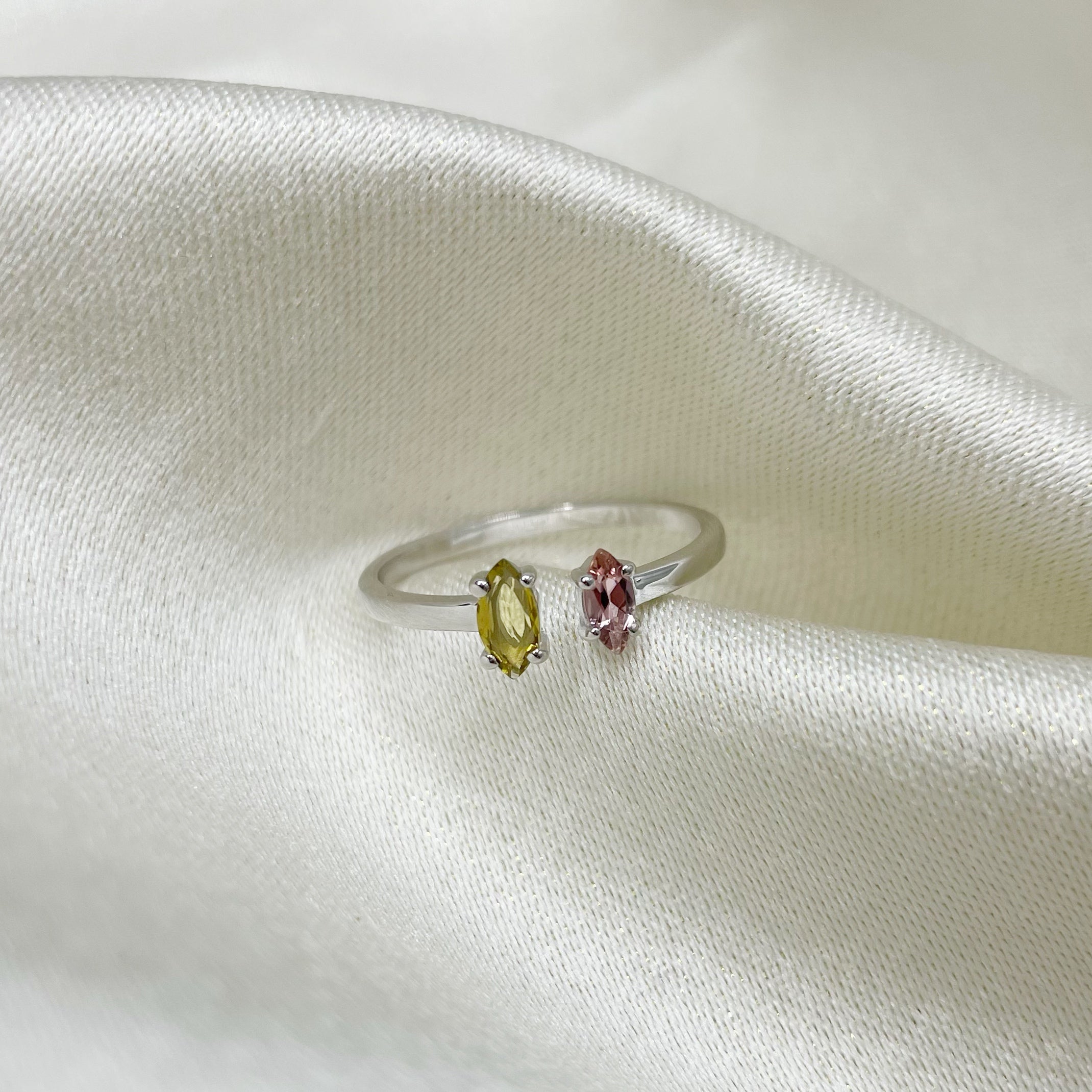 Anello Tormalina Policroma - Argento 925