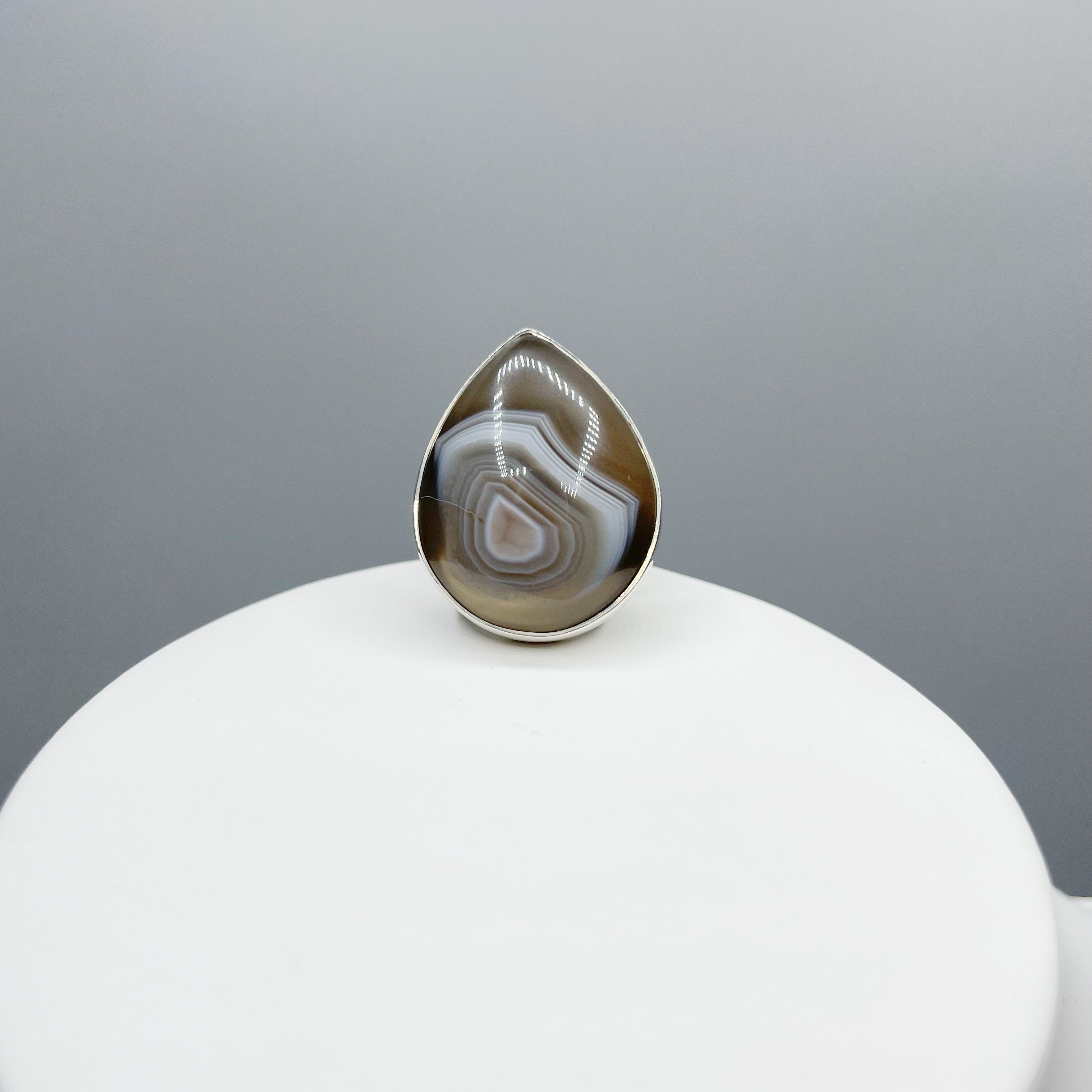 Anello Occhio di Shiva - Argento 925 - a Goccia