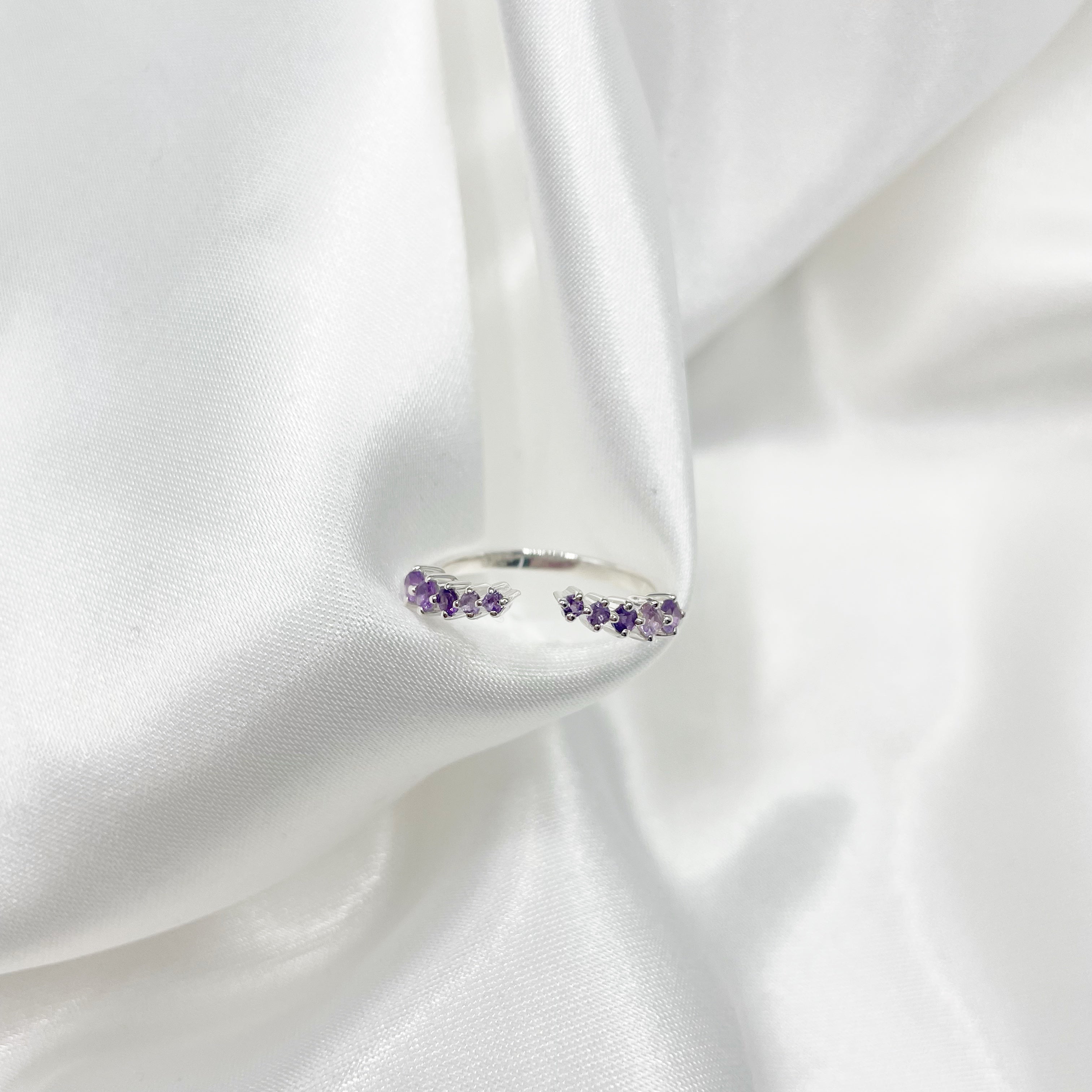 Anello Crown - Ametista e Argento 925