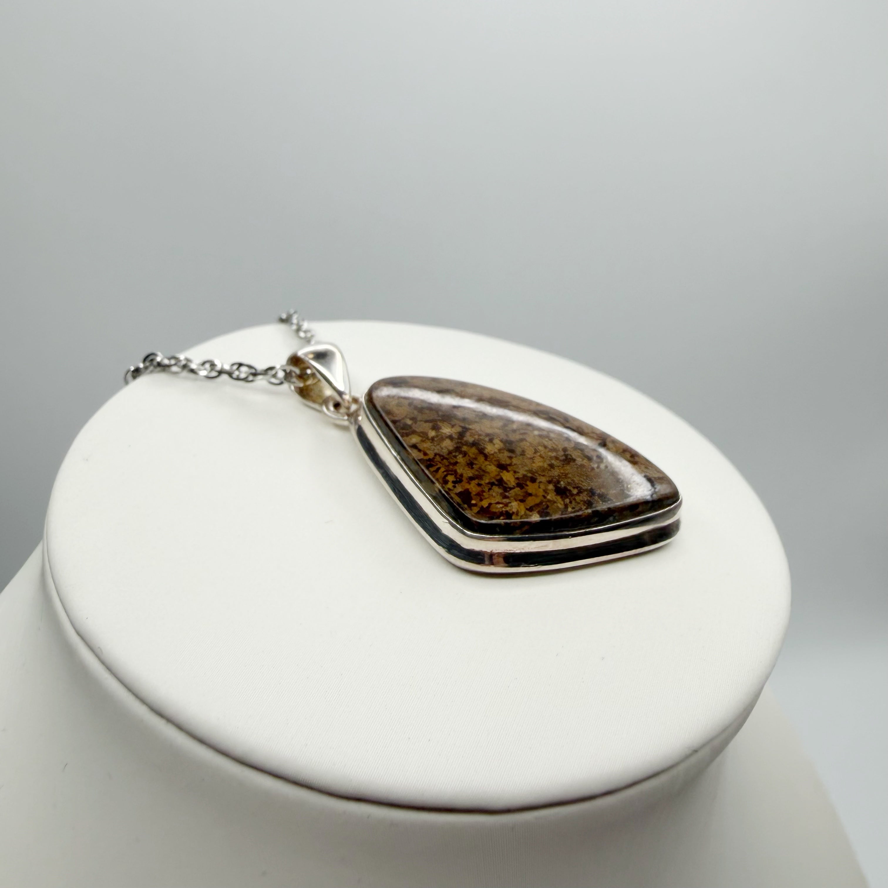 Ciondolo Bronzite - Argento 925