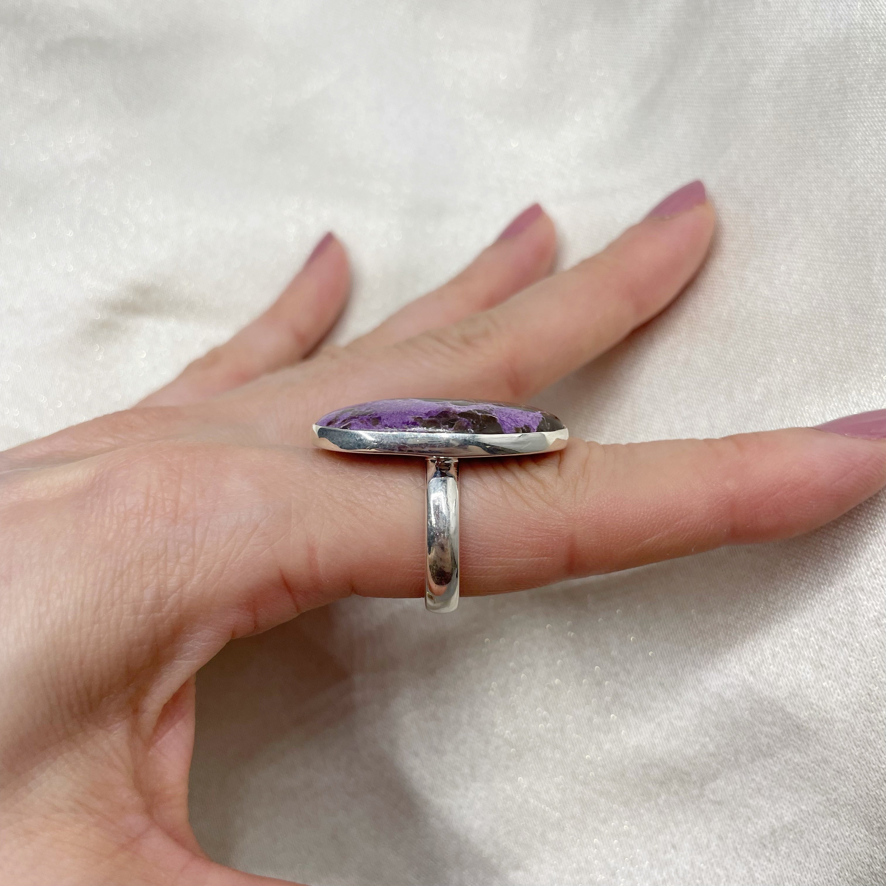 Anello Purpurite e Argento 925