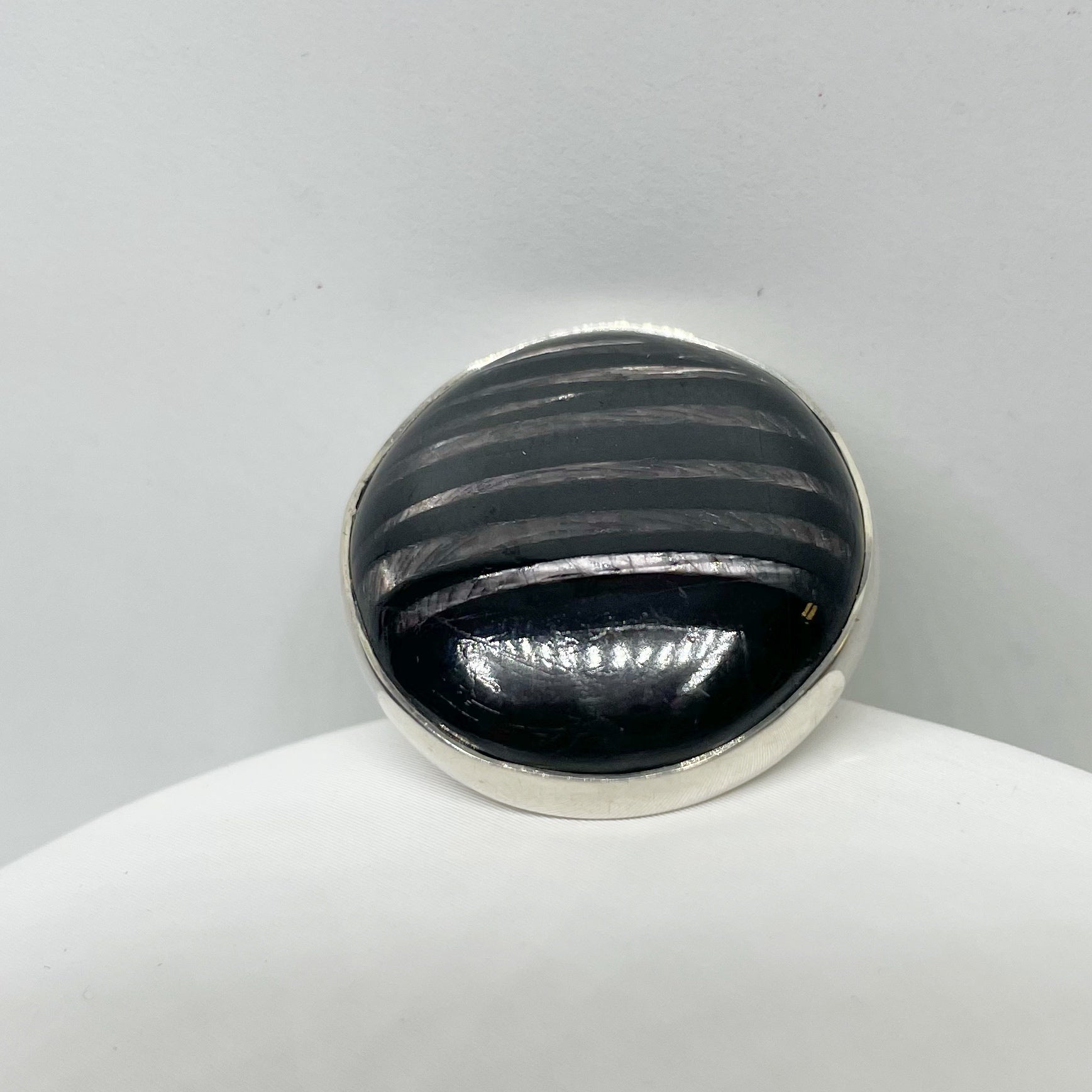 Anello Iperstene Tondo - Argento 925