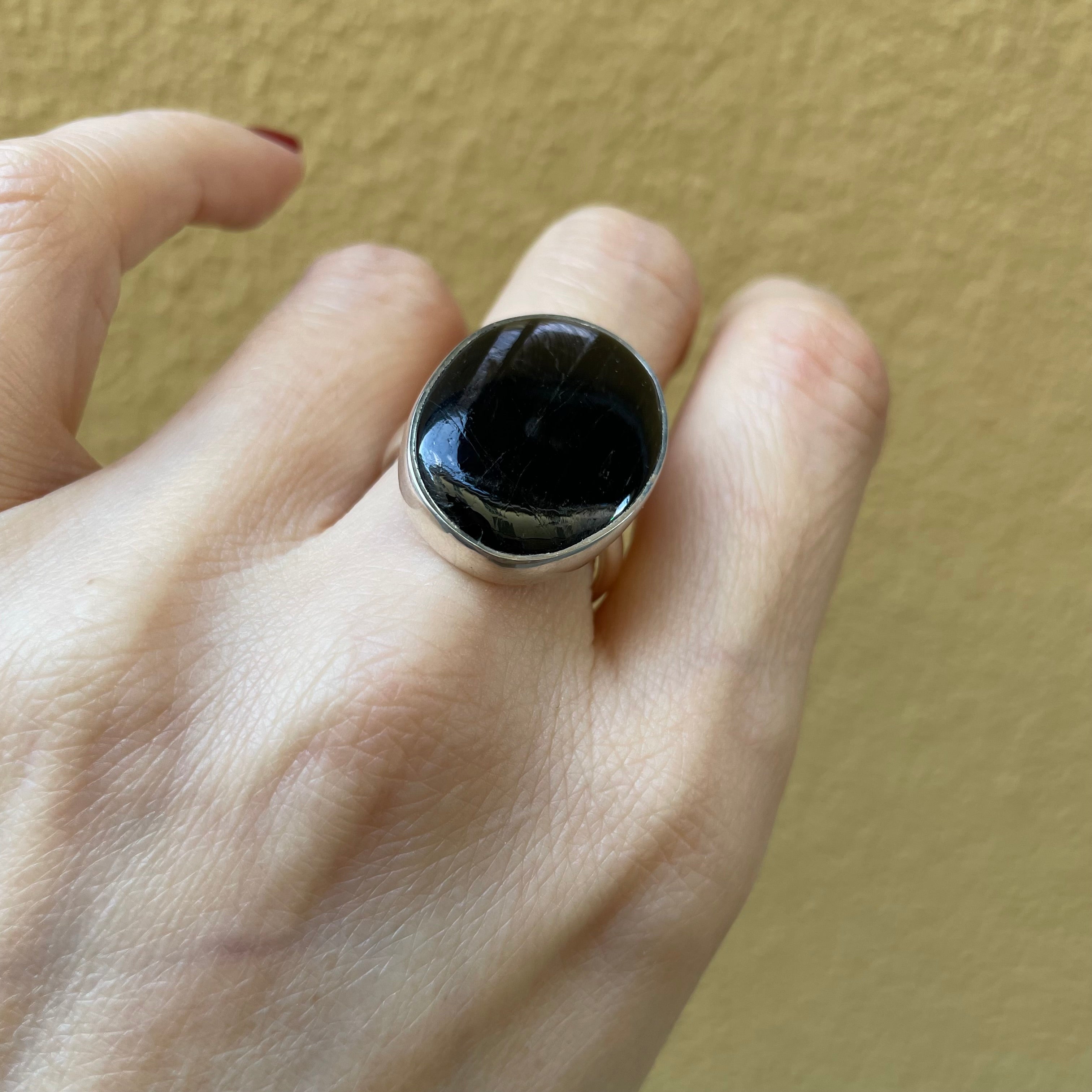 Anello Iperstene Ovale - Argento 925