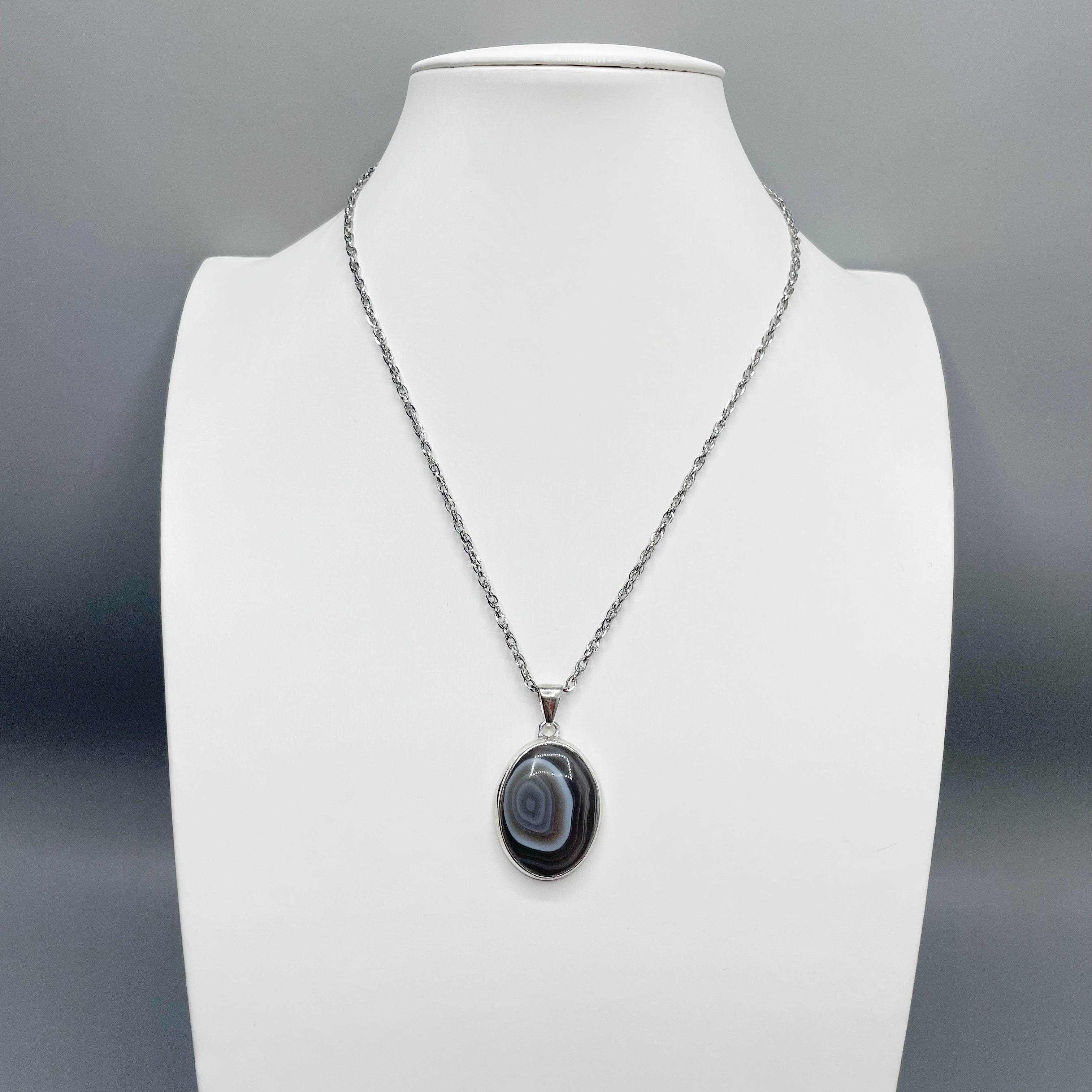 Ciondolo Occhio di Shiva Ovale - Argento 925